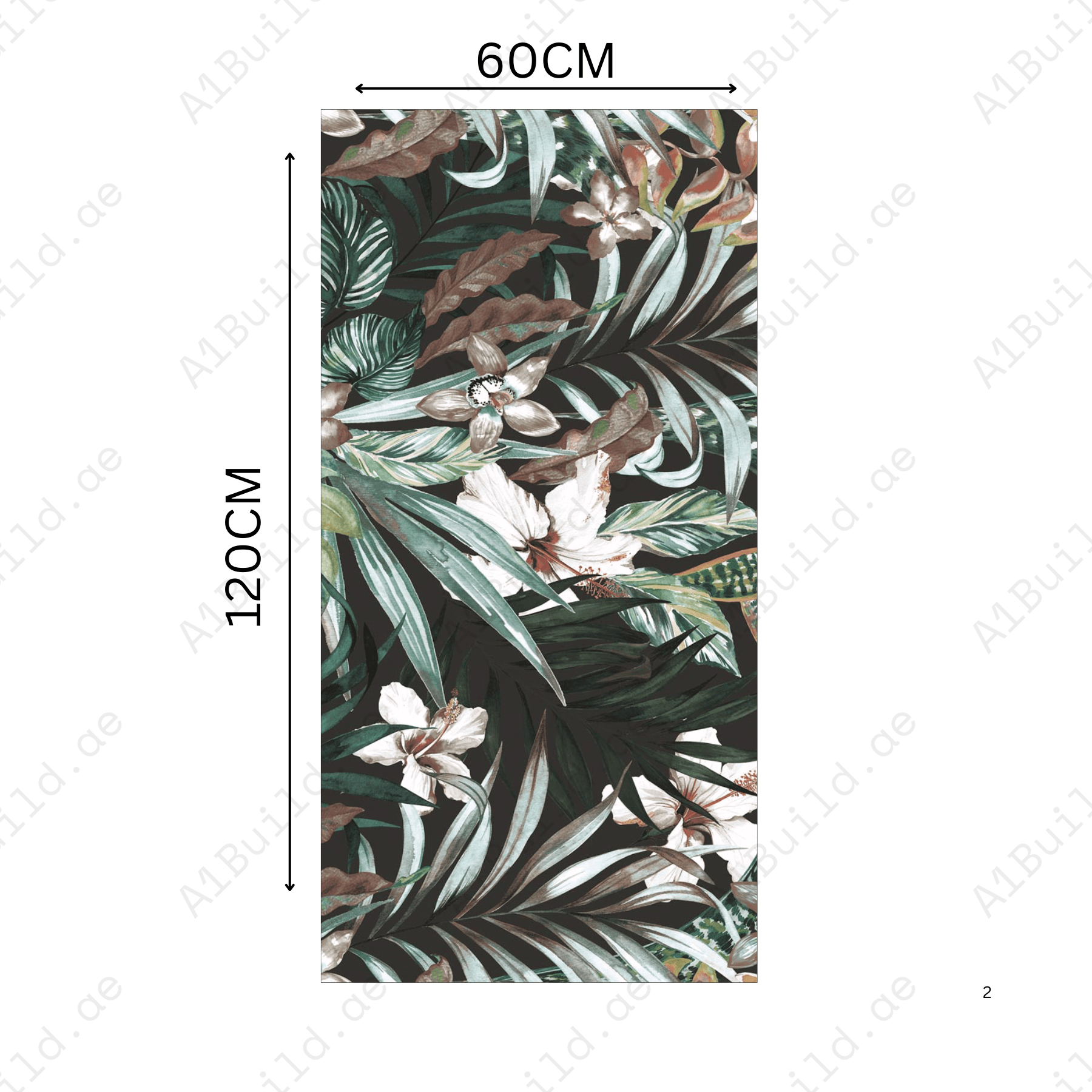 GREEN MEADOWS A & B 60x120cm Glitter on Matt Porcelain Tile – 09MM