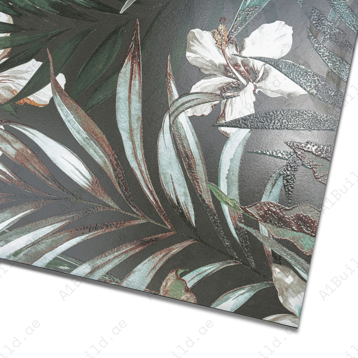 Green Meadows A & B 60x120cm porcelain tiles with glitter on matt finish. Durable, slip-resistant, and elegant for modern walls and floors.
