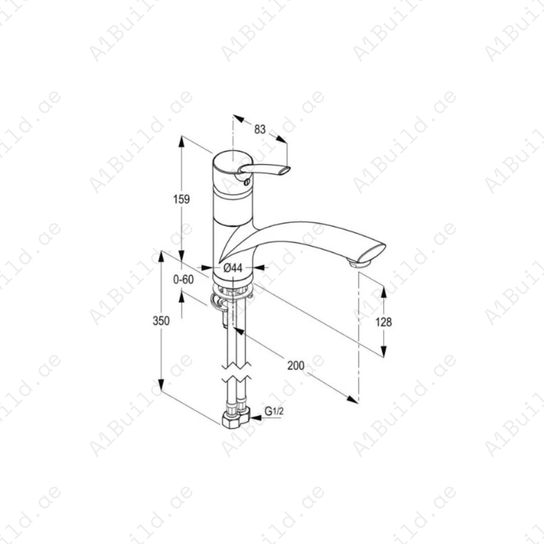 HARMONY Single Lever Sink Mixer | Chrome Finish & Water-Efficient