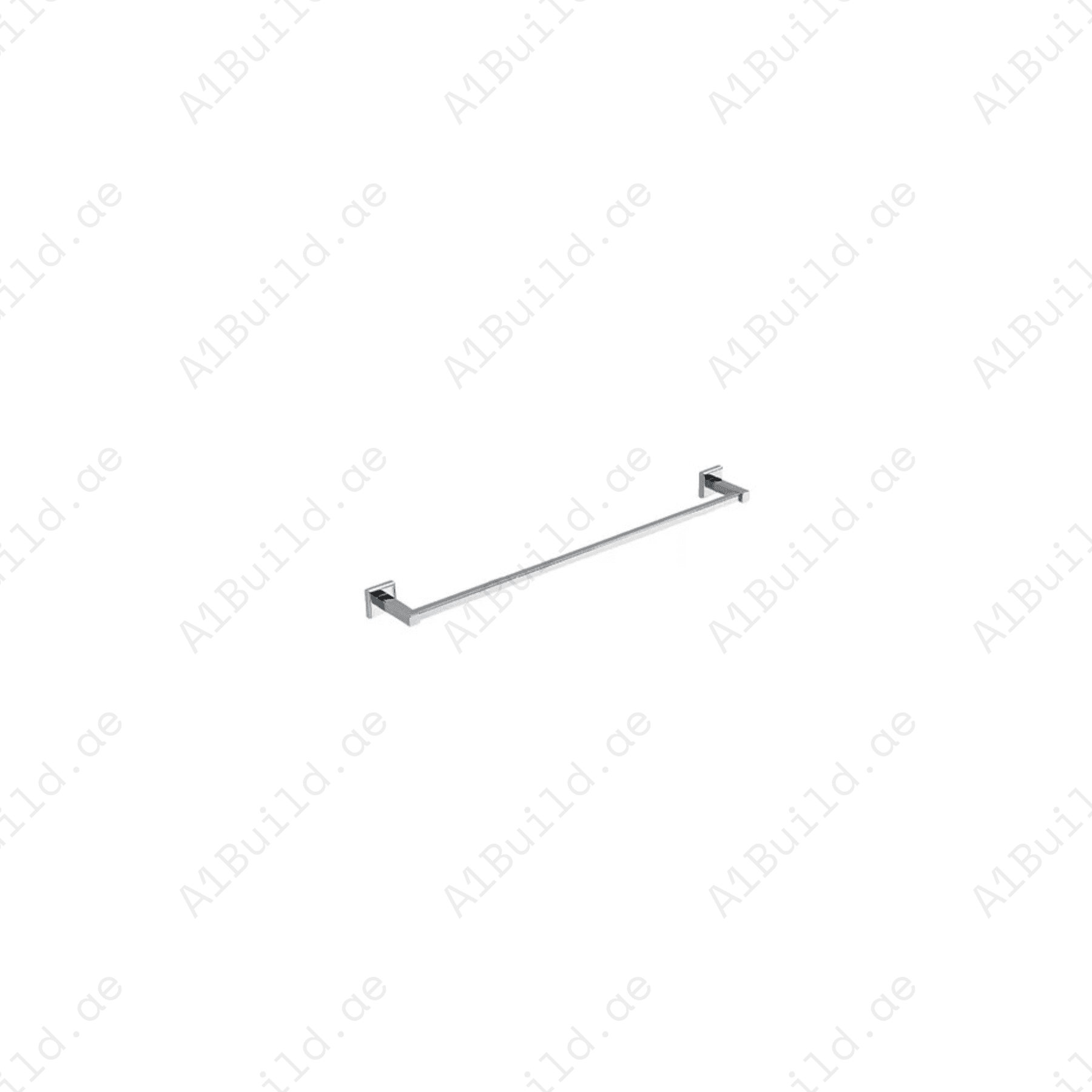 HARMONY 610mm Single Towel Bar in Chrome | Wall Fastening with Screws