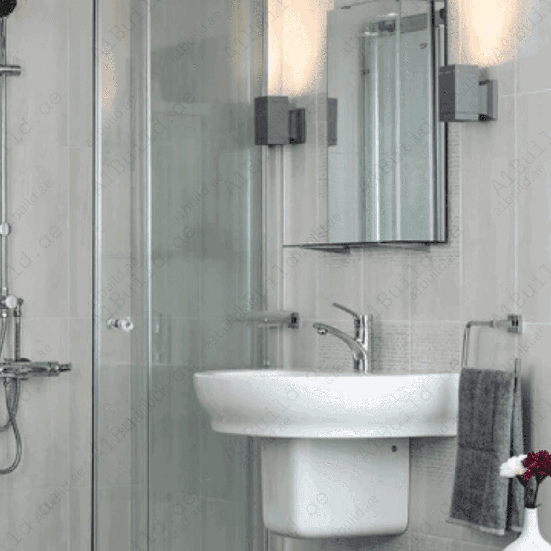 HarmonyTowelRing_Rectangular_ChromeFinishwithWallFastening_4