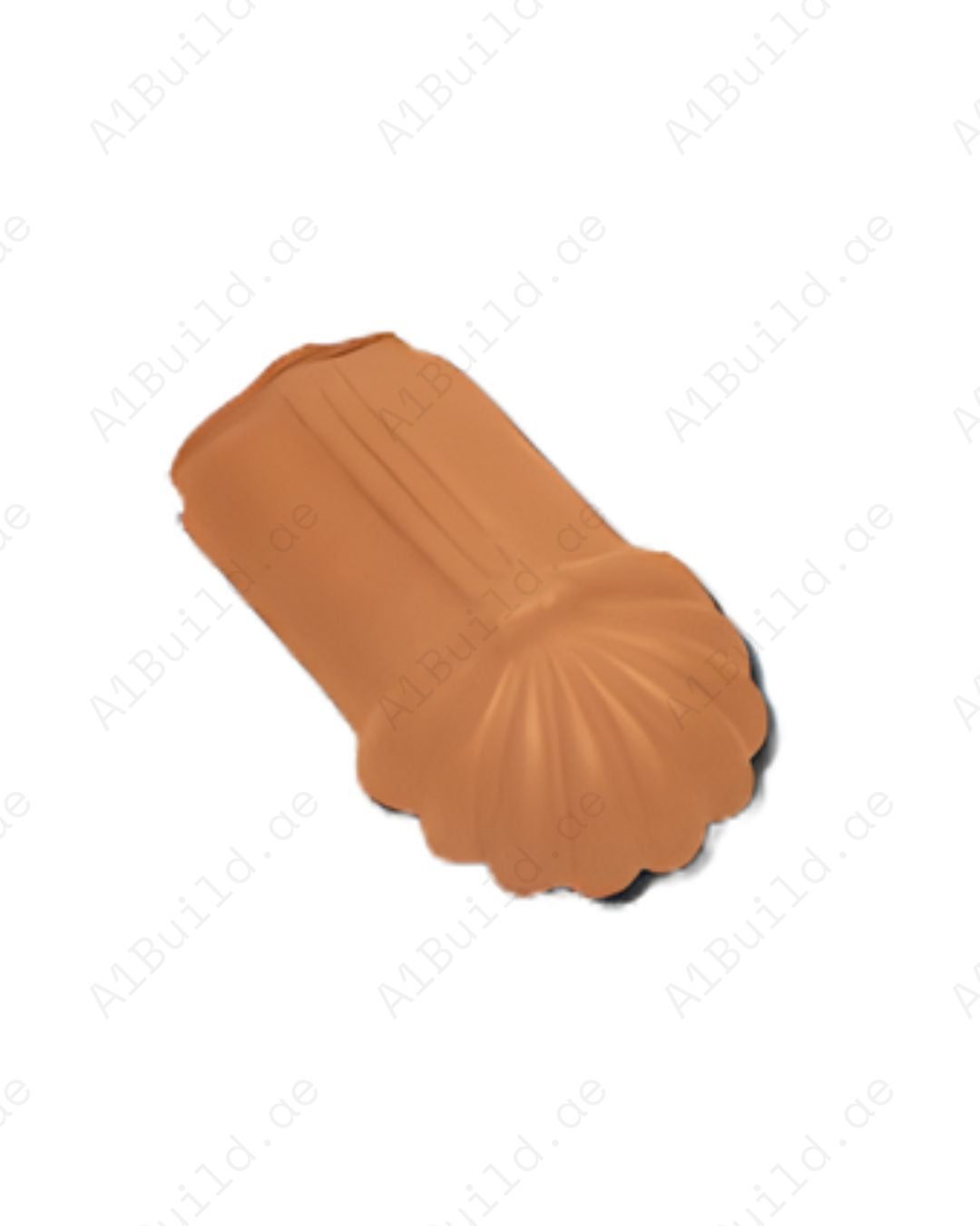 High-quality DUNA end roof tile 3.1Kg. Provides durable edge protection and elegant roof finishing for curved tile installations.