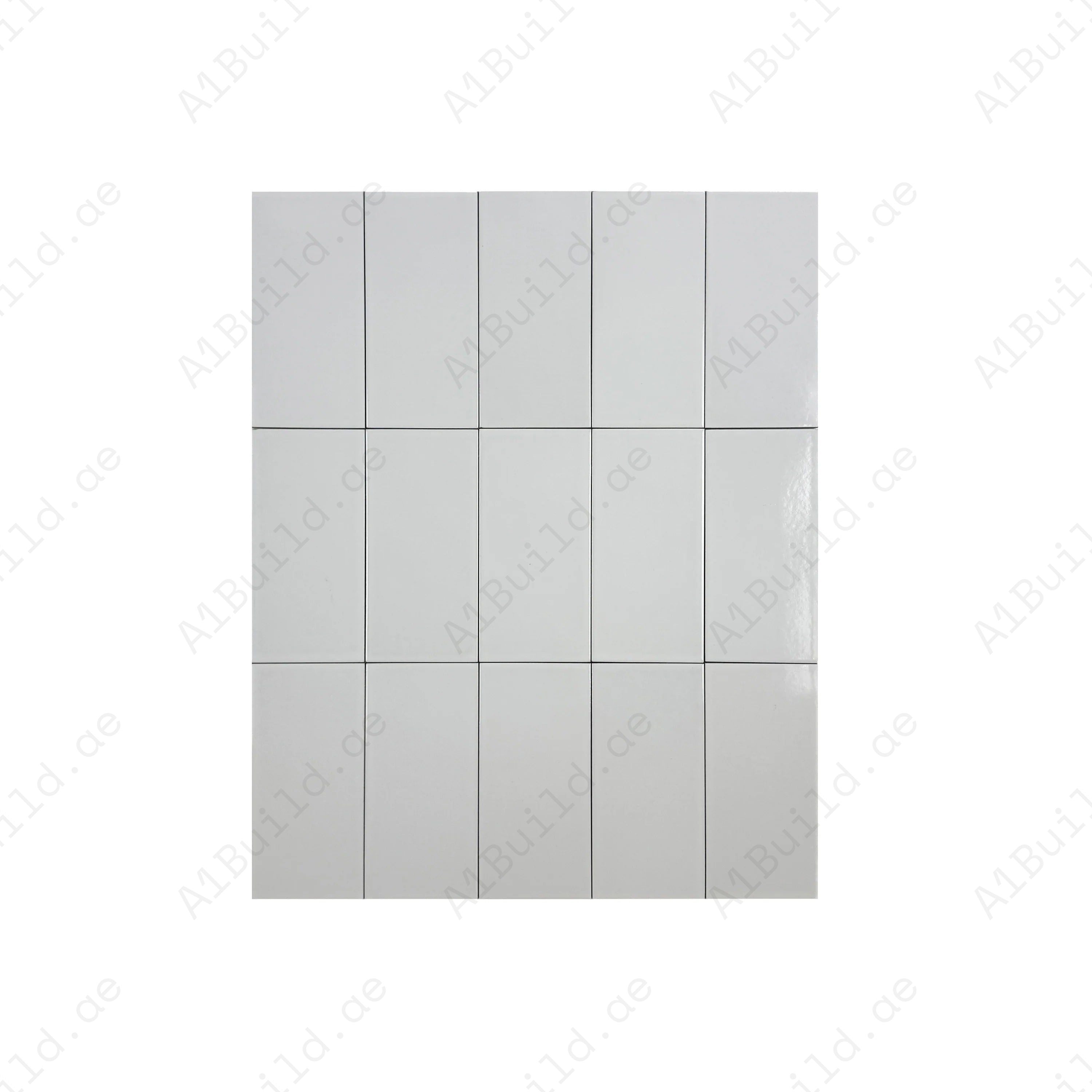High-quality white glazed porcelain swimming pool tiles – durable, slip-resistant, and UV-resistant. Ideal for luxury pools, spas, and wet areas in Dubai.