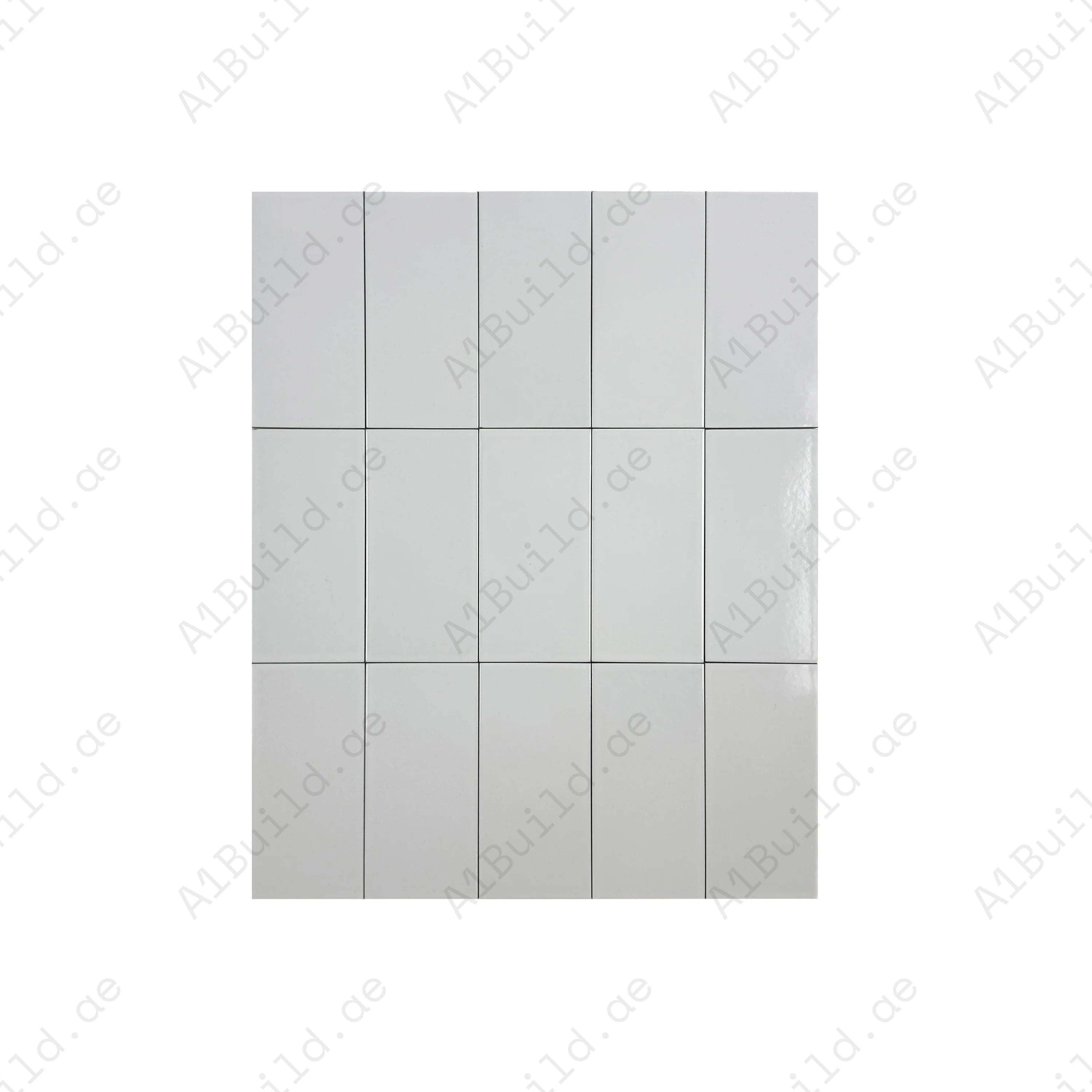 High-quality white glazed porcelain swimming pool tiles – durable, slip-resistant, and UV-resistant. Ideal for luxury pools, spas, and wet areas in Dubai.