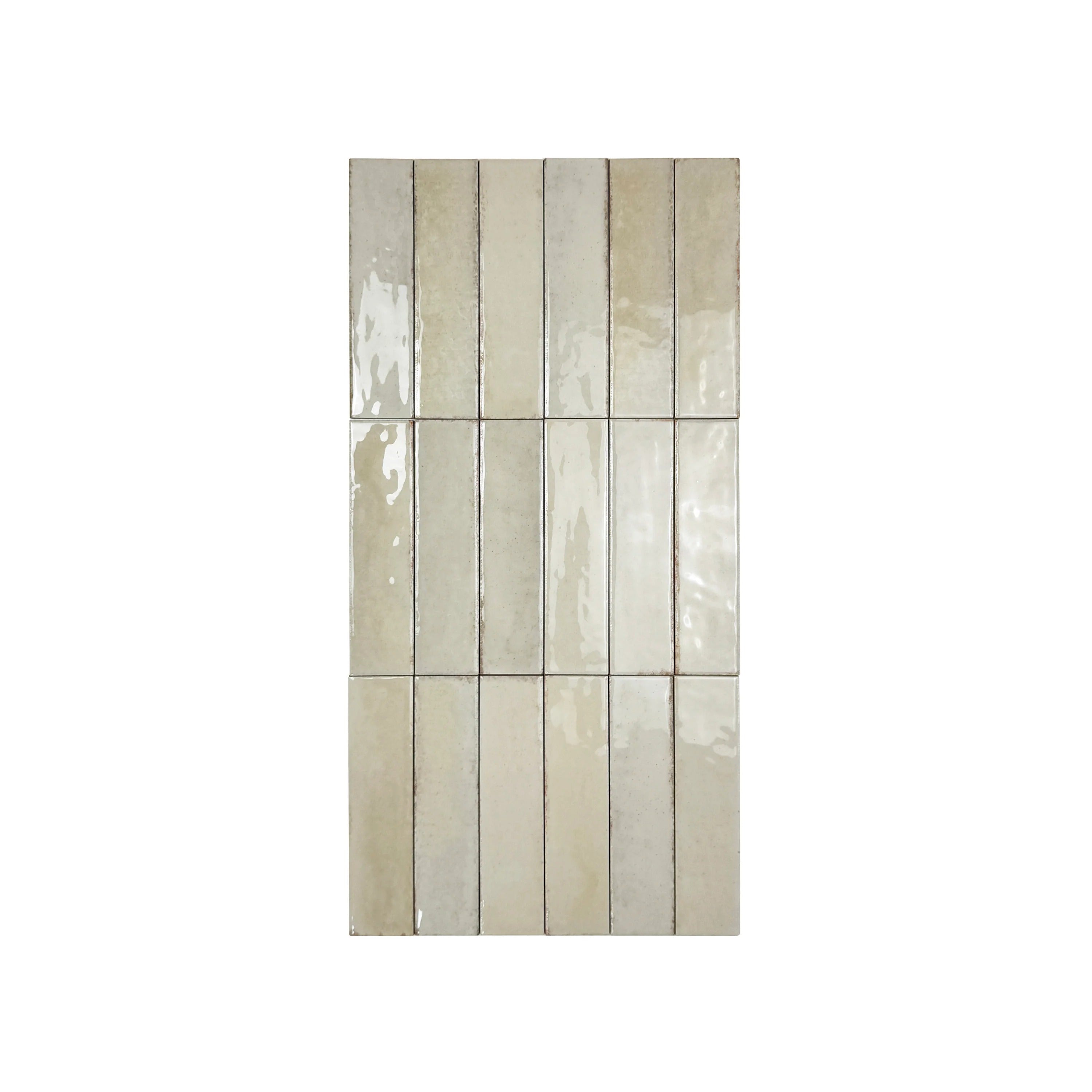 Himalayan Serenity Light Beige Glossy Porcelain Tiles – 60x240mm, waterproof, mold & scratch-resistant. Perfect for kitchens, bathrooms, floors & walls.