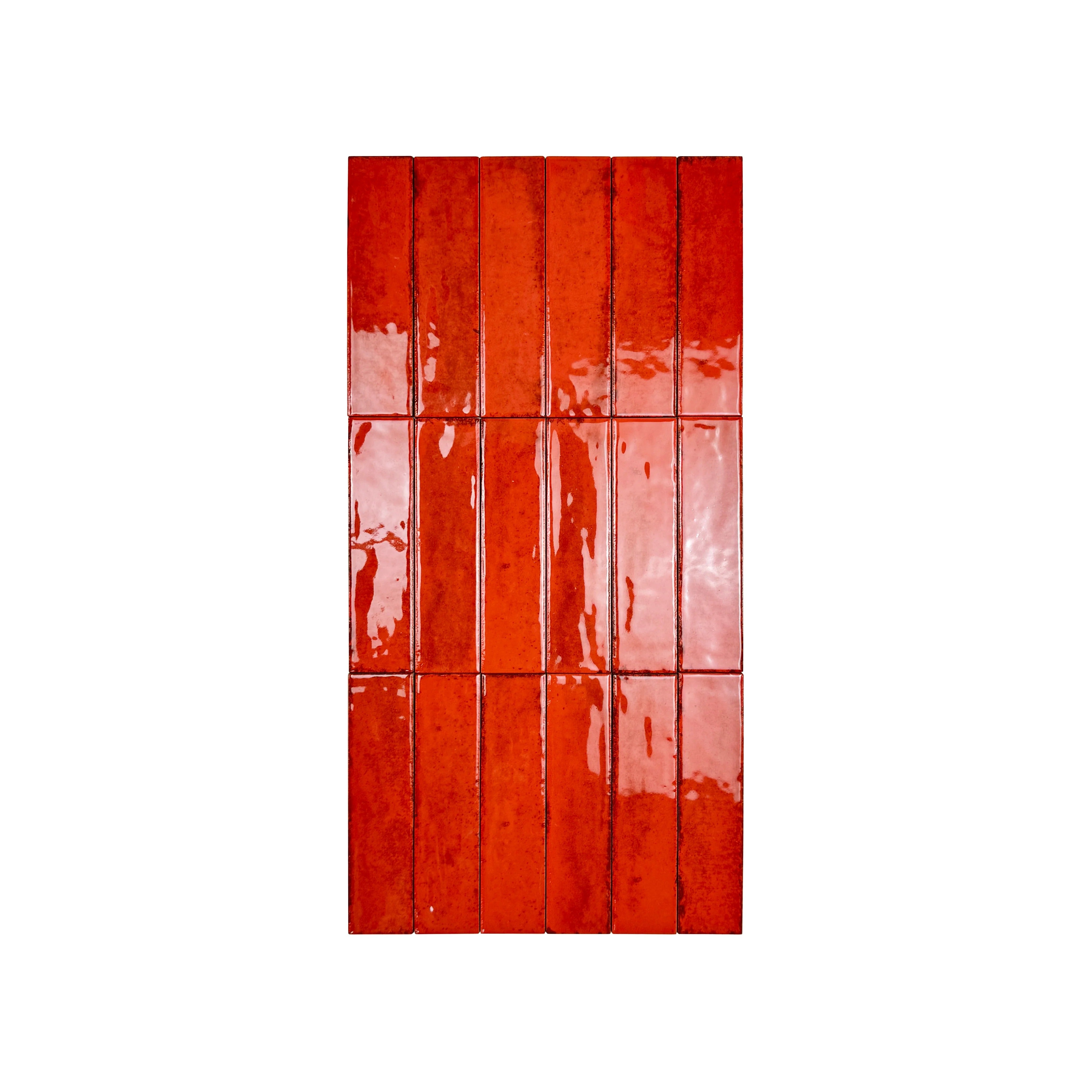 Himalayan Serenity Ruby Red Glossy Porcelain Tiles – 60x240mm, waterproof, mold & scratch-resistant. Ideal for kitchens, bathrooms, floors & walls.