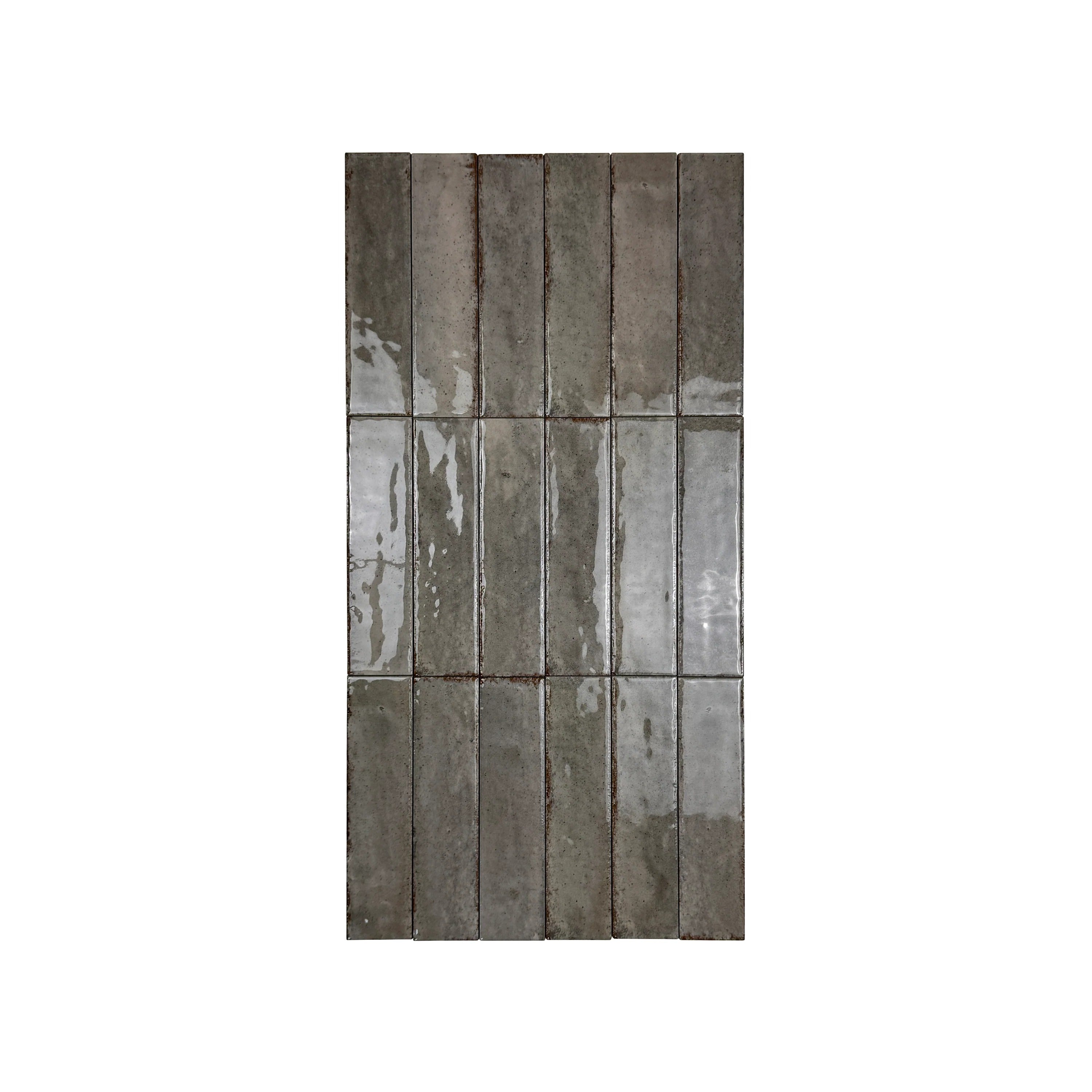 Himalayan Serenity Shadow Grey Glossy Porcelain Tile – durable, waterproof, scratch-resistant, ideal for walls, kitchens & bathrooms indoors and outdoors.