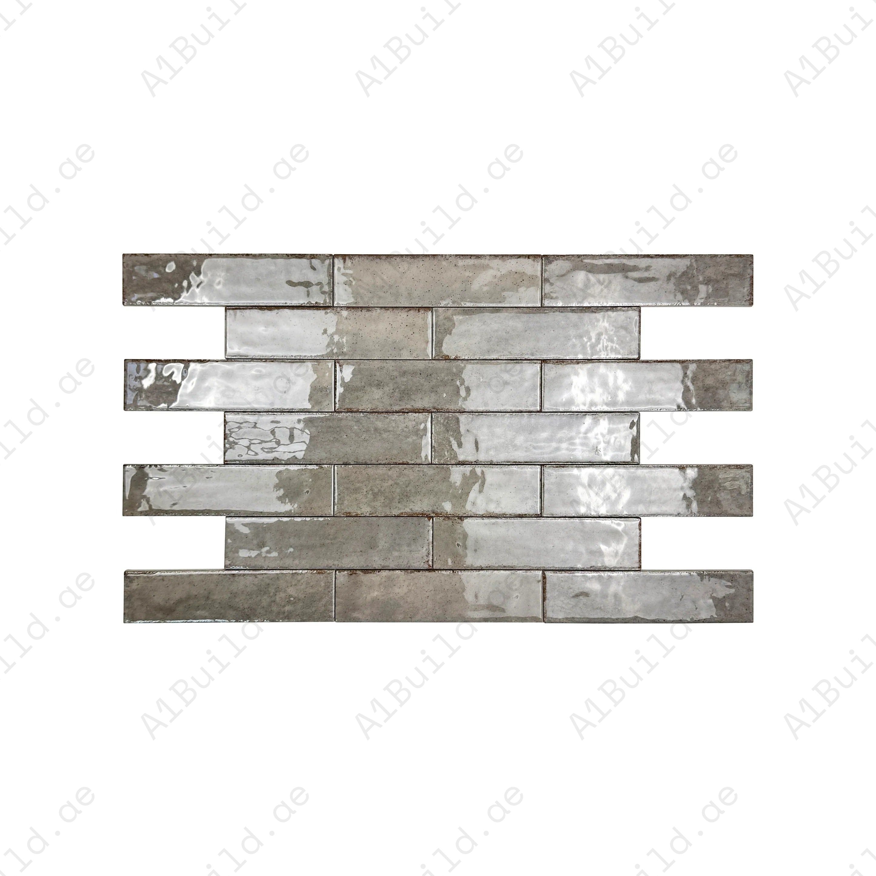 Himalayan Serenity Shadow Grey Glossy Porcelain Tile – durable, waterproof, scratch-resistant, ideal for walls, kitchens & bathrooms indoors and outdoors.