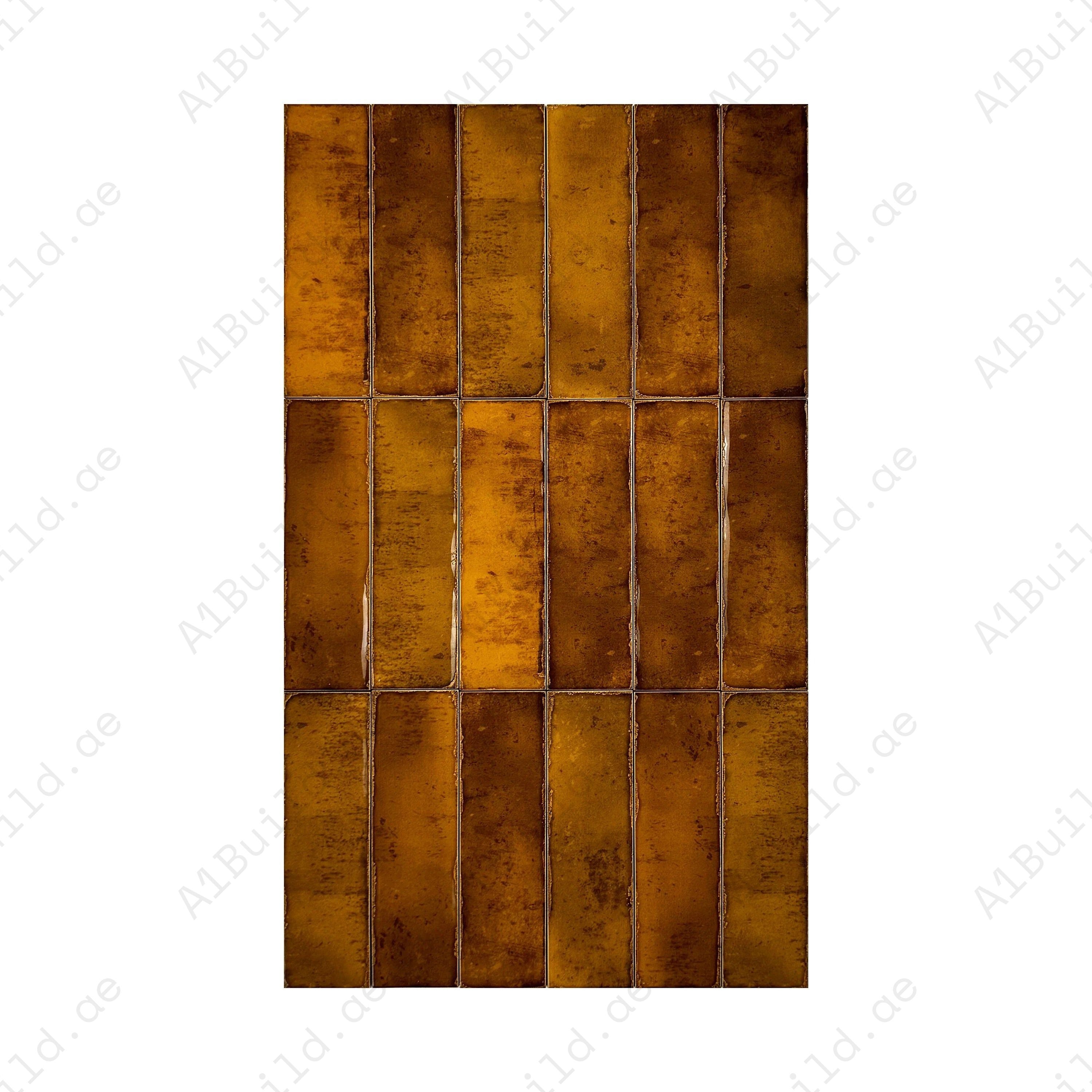 Honey Glossy Glazed Ceramic Tile – durable, waterproof, scratch-resistant, ideal for indoor/outdoor walls, floors, kitchen backsplashes & modern spaces.