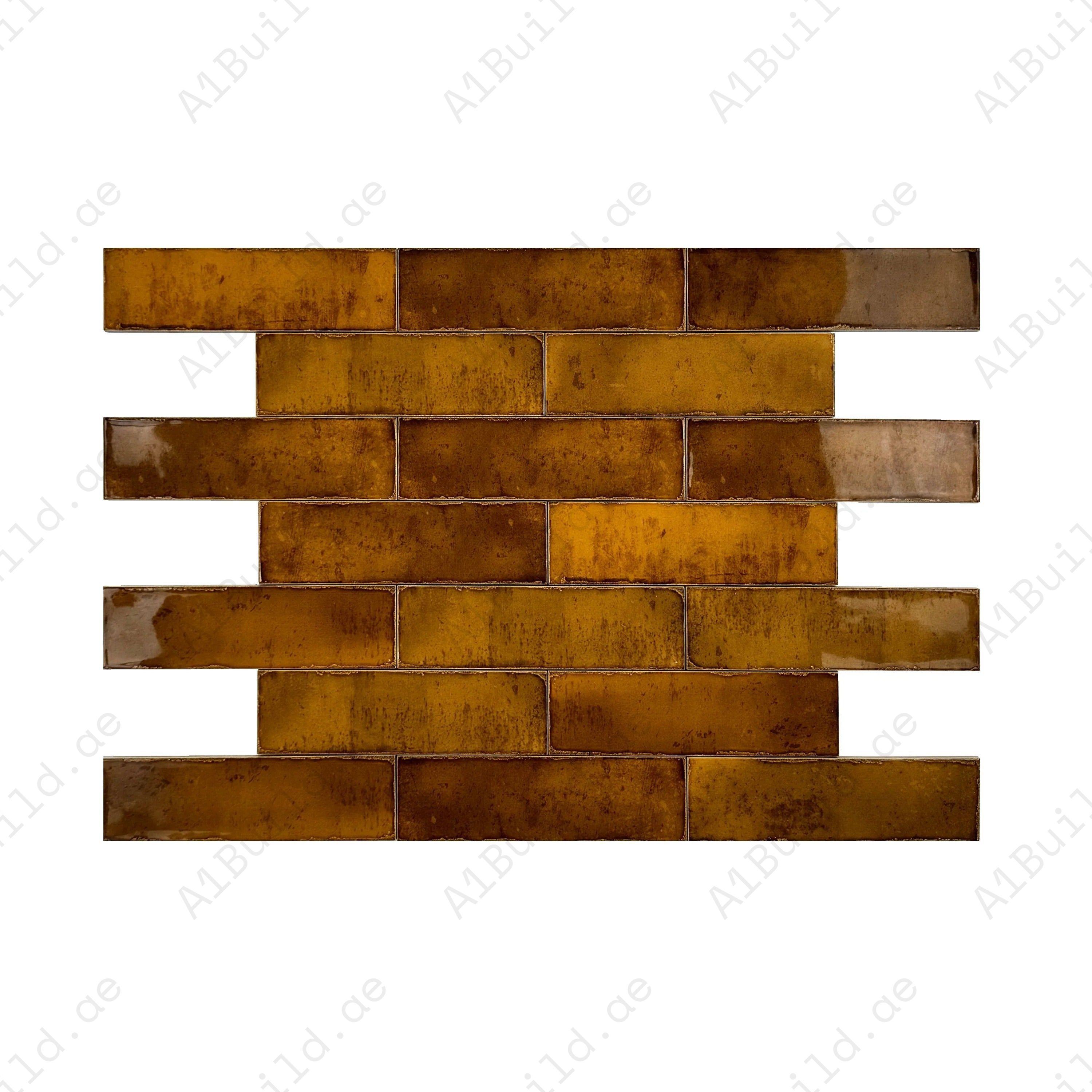Honey Glossy Glazed Ceramic Tile – durable, waterproof, scratch-resistant, ideal for indoor/outdoor walls, floors, kitchen backsplashes & modern spaces.