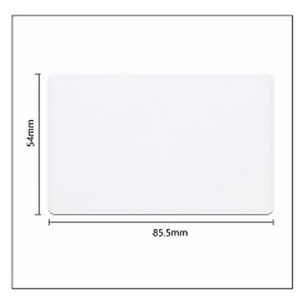 IC.CARD.M1 13.56 mhz ic card from the Hotel Lock Door Lock Series. 85.5 x 54 x 0.8 mm PVC card with a 13.56 MHz Fudan IC chip. Designed for reliable everyday performance.