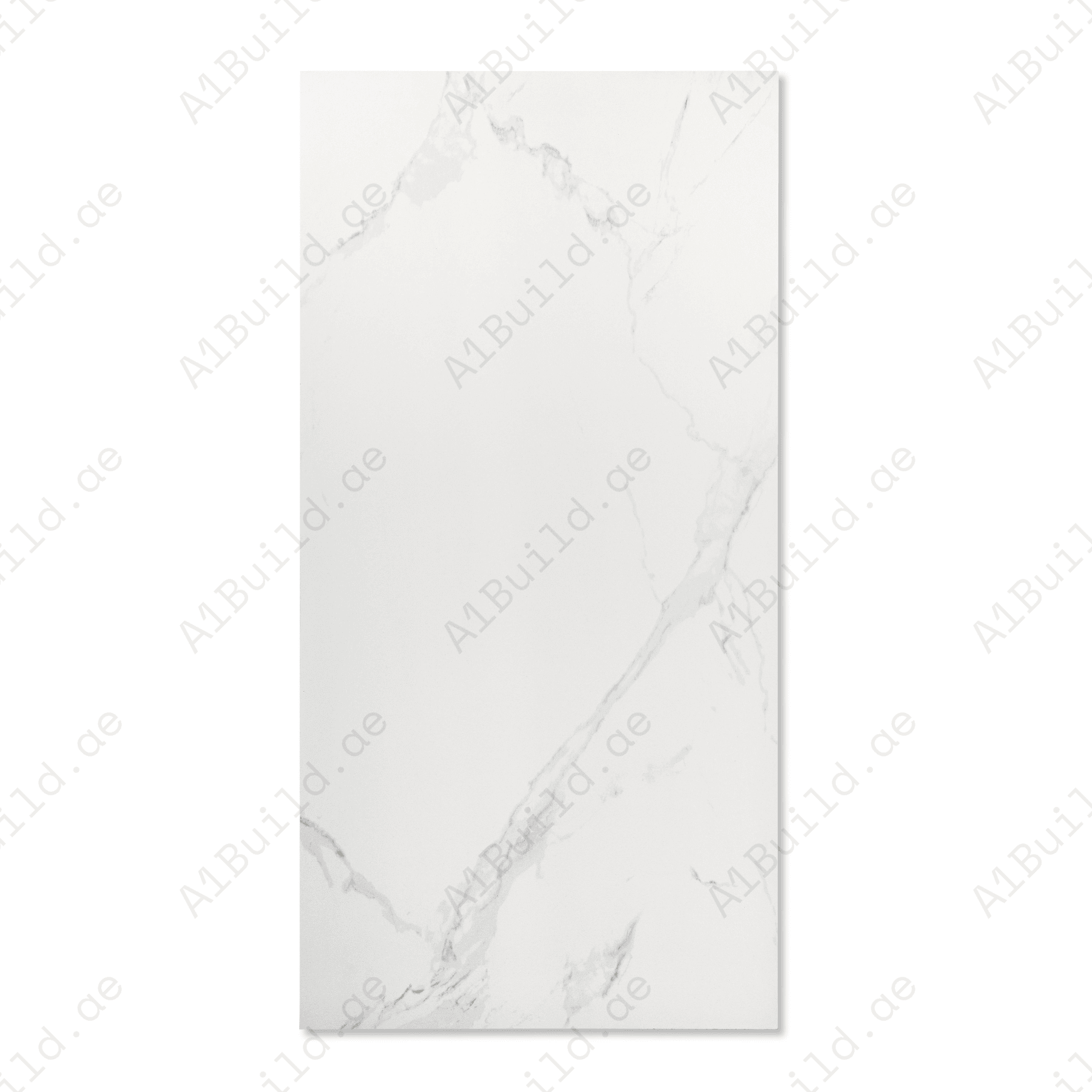 Imperial Bianco porcelain tile 60x120cm with 9mm thickness features a luxury marble look, durable porcelain body, ideal for floors and walls.