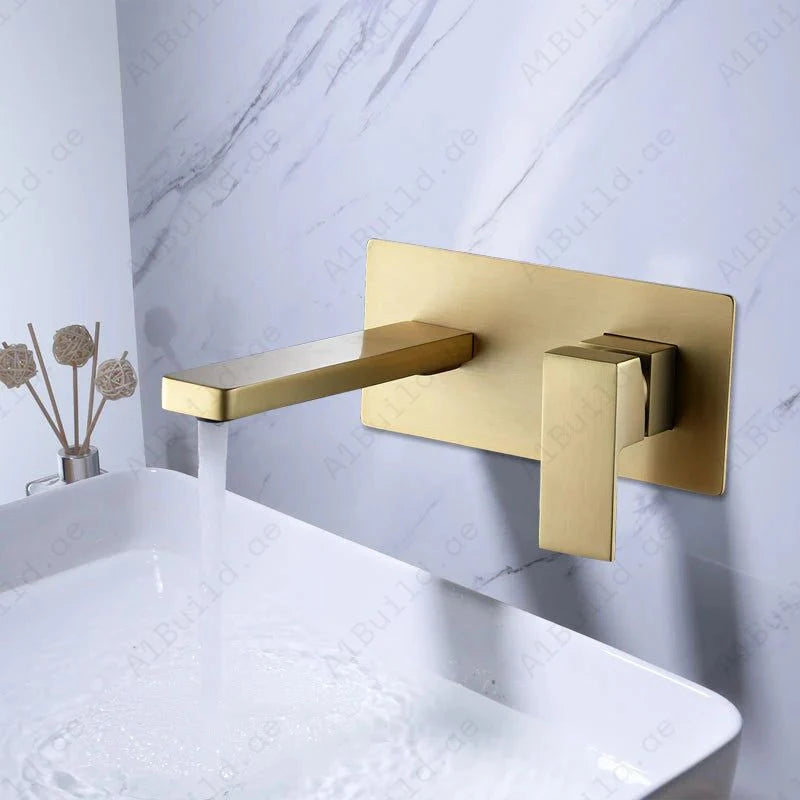 Infinity Concealed Washbasin Mixer (Luxury Gold, 100% Made in Germany)