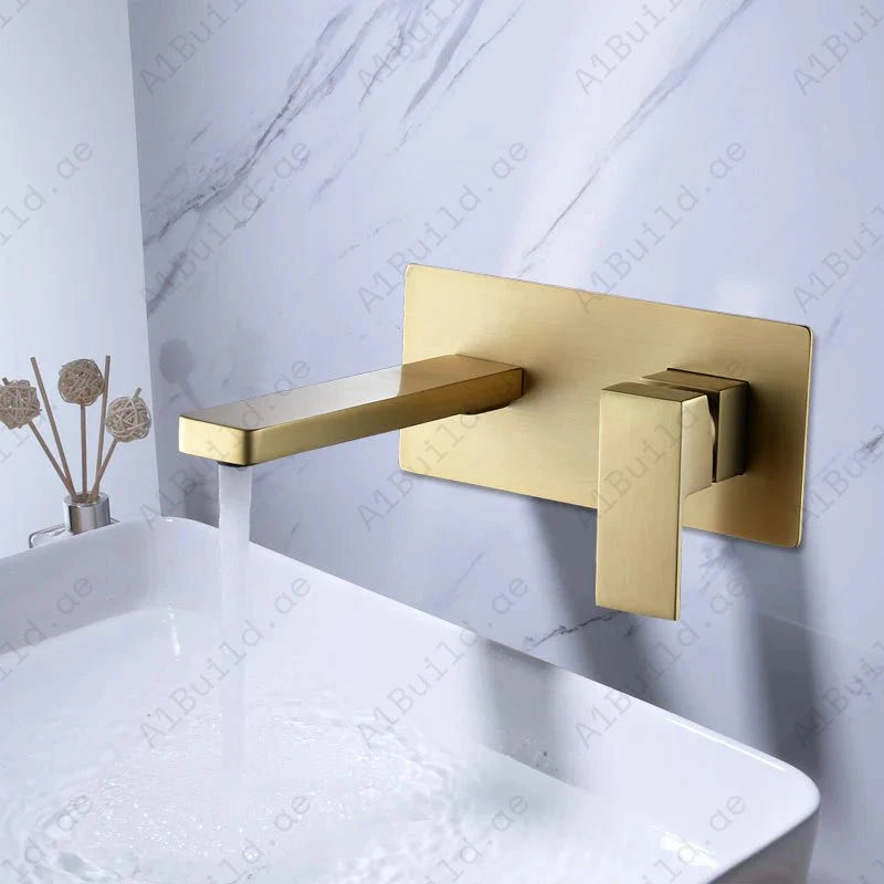 Infinity Concealed Washbasin Mixer (Luxury Gold, 100% Made in Germany)