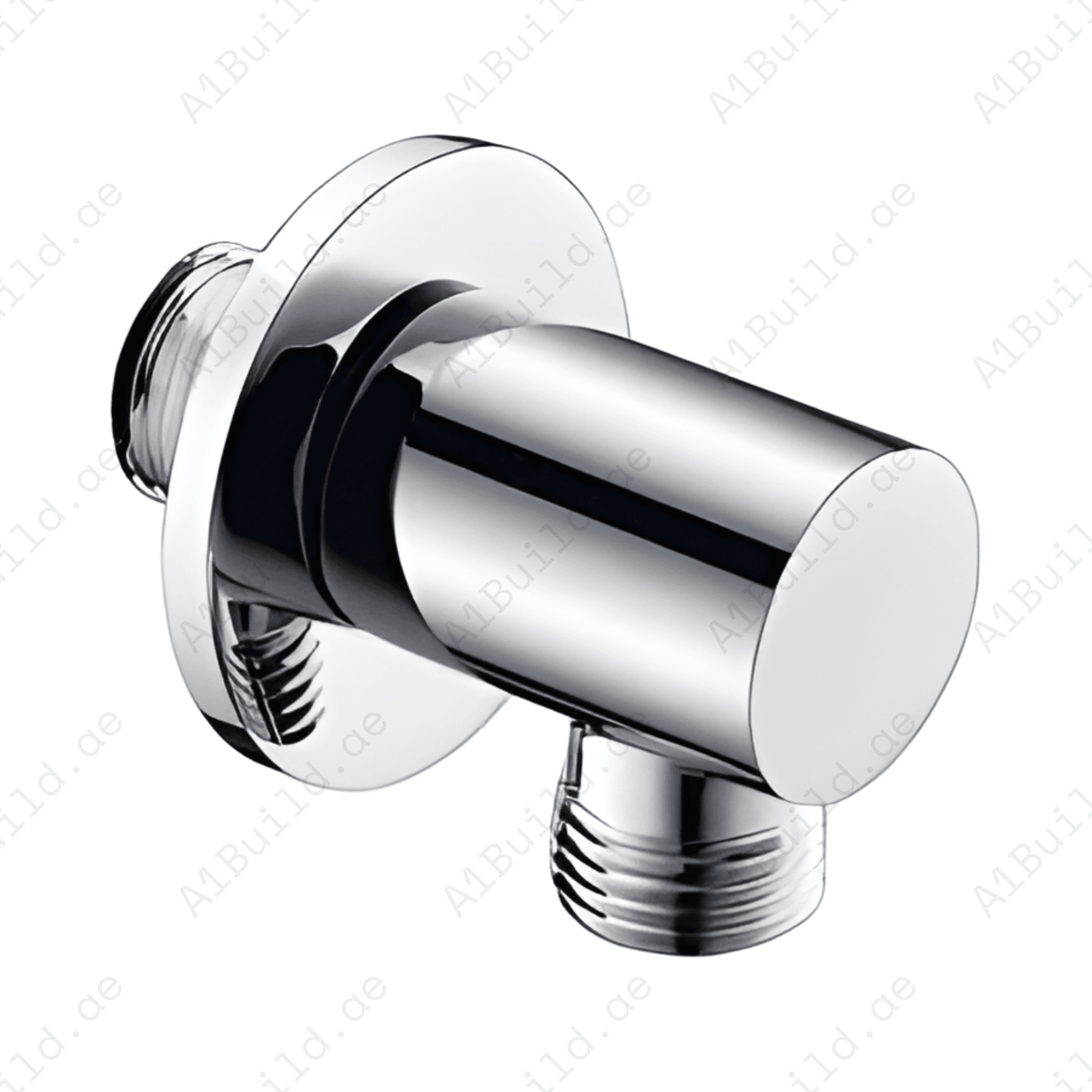 Infinity Round Shower Outlet – Premium Chrome, Exposed Installation, Made in Germany by Hesanit