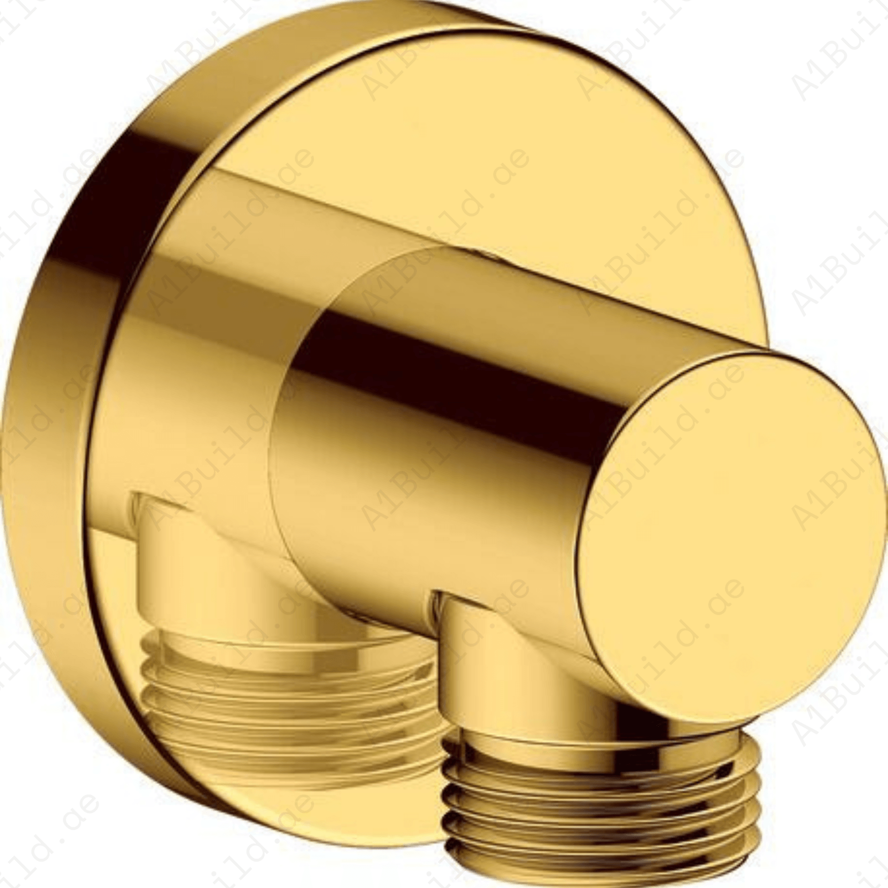 Infinity Round Shower Outlet – Premium Gold Finish, Made in Germany by Hesanit