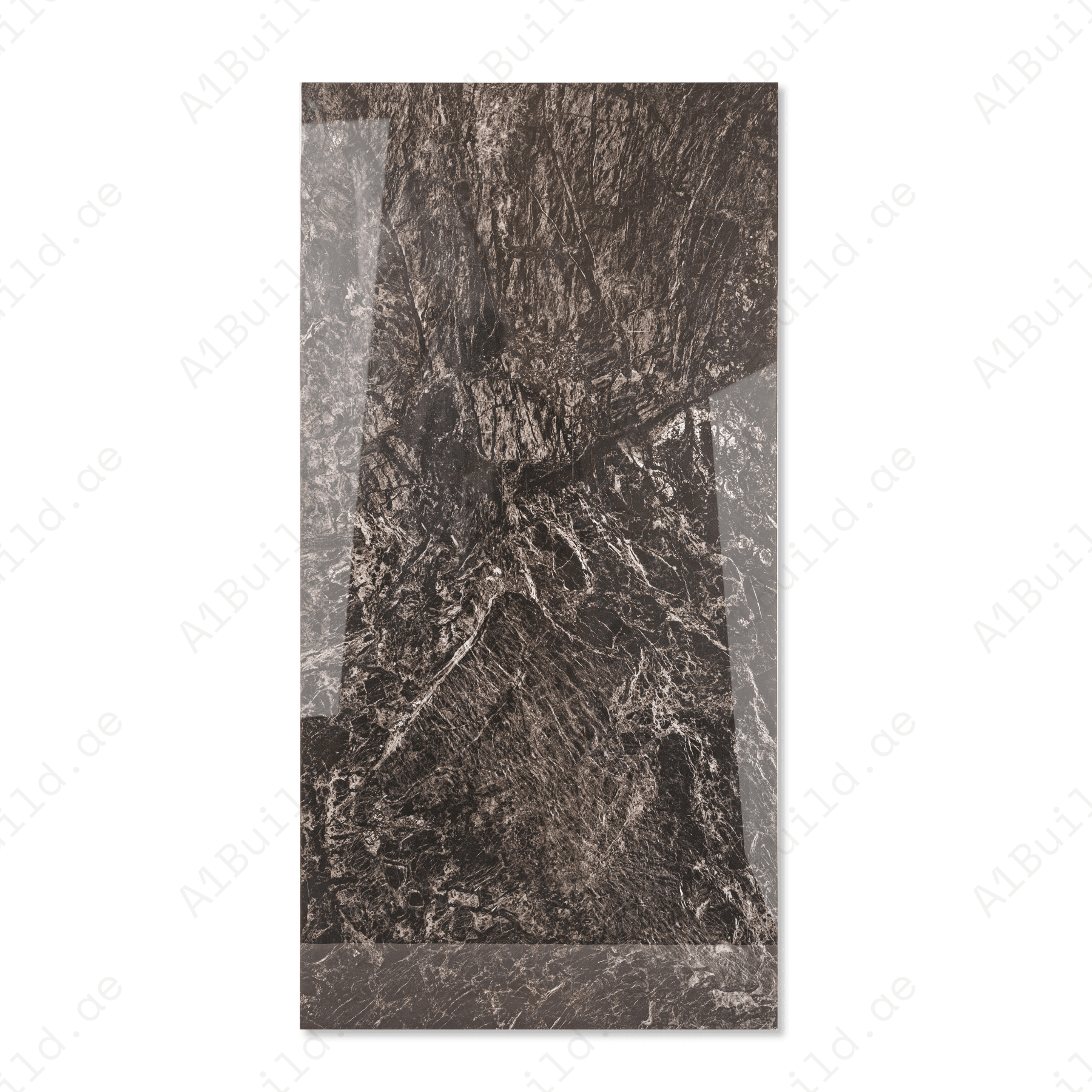 Irish Noir porcelain tile 60x120cm 9mm thickness, bold black marble look design, durable porcelain, ideal for luxury floors and walls.
