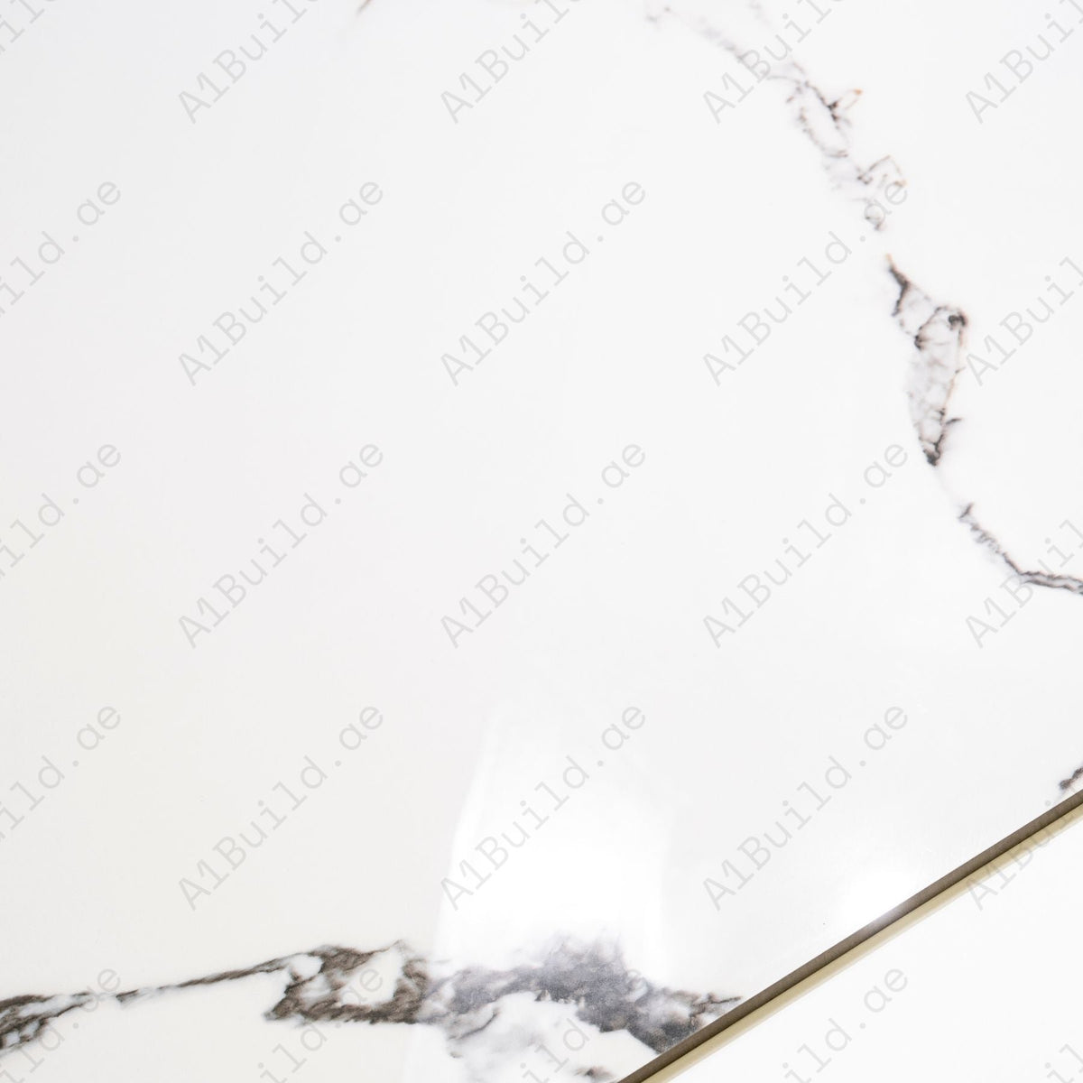 Ivory Crackle glossy porcelain tile 60x120cm with 9mm thickness features warm ivory tones, decorative crackle pattern texture and elegant polished finish.