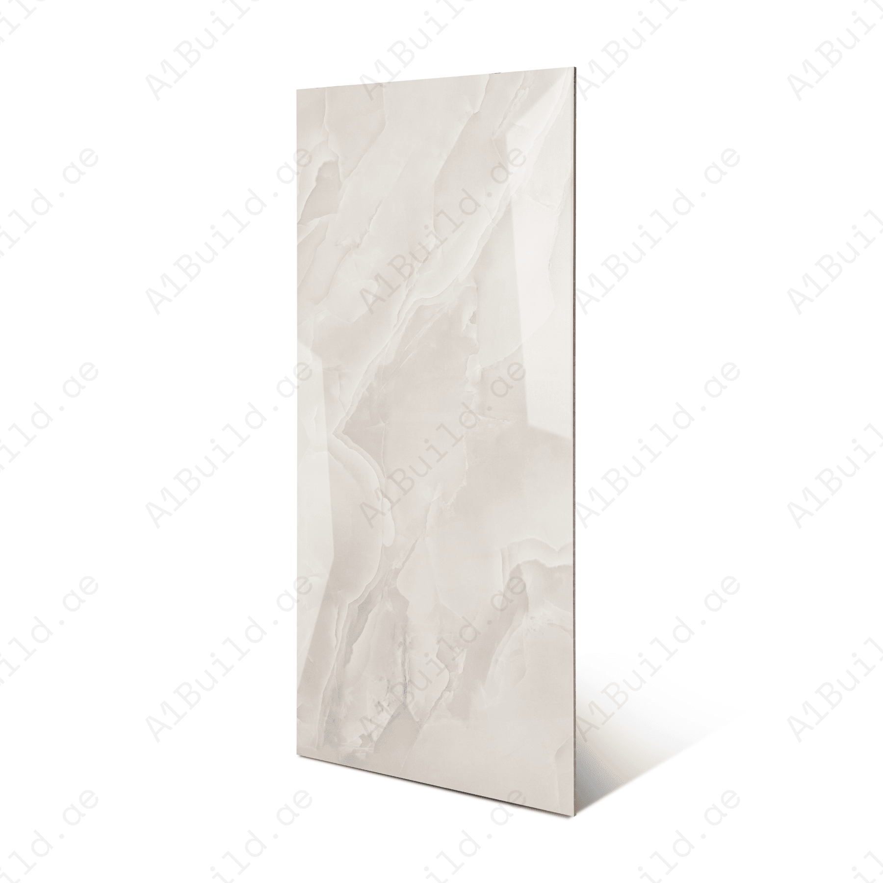 Ivory Flow porcelain tile 60x120cm 9mm thickness, beige marble look design, durable porcelain tile for elegant floors and walls.