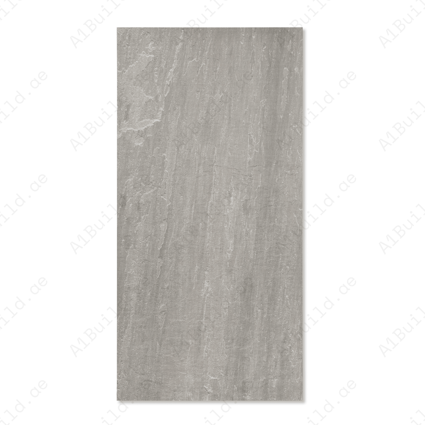 Kandra Grey porcelain tile 60x120cm 2mm thickness, grey stone look design, durable porcelain tile for modern floors and walls.