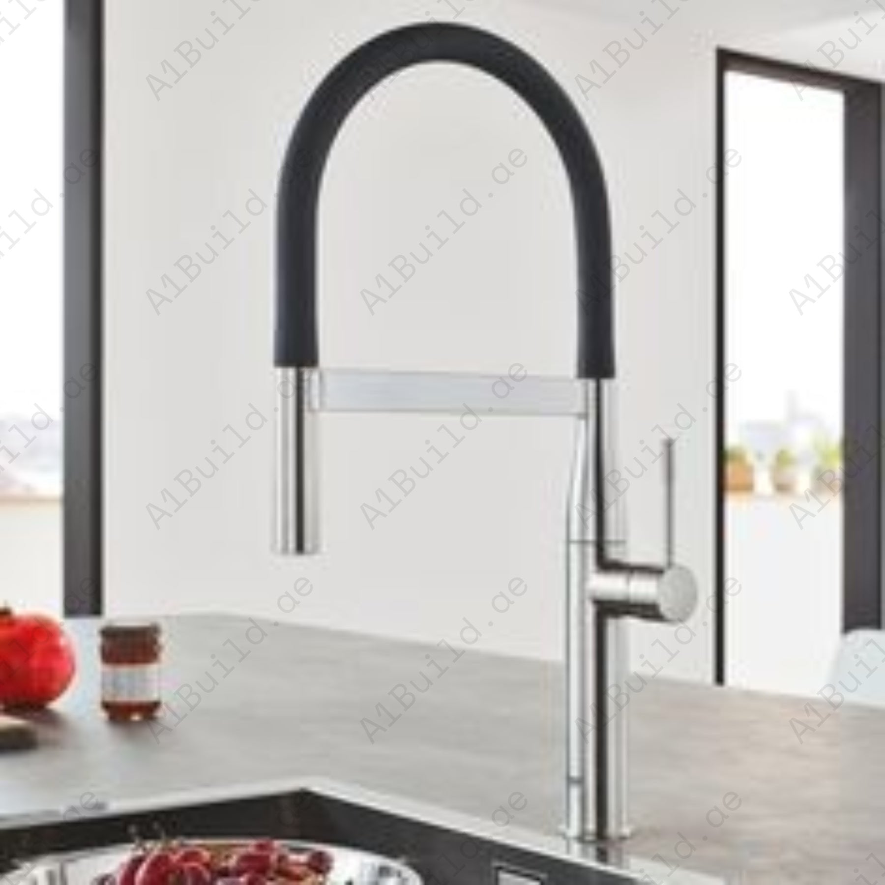 Kitchen Mixer With Flexible Spout (Premium Chrome 100% made in Germany)