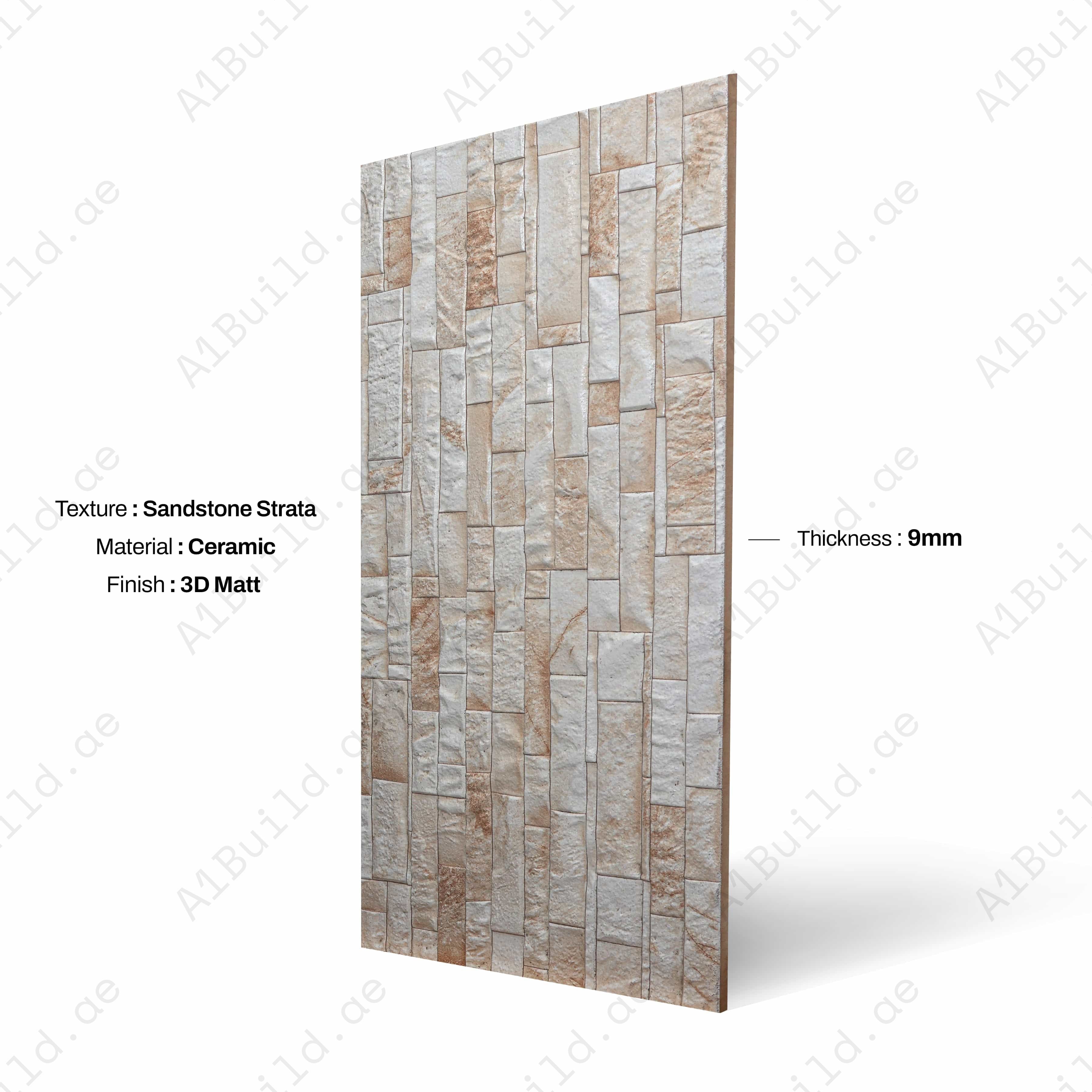 LALTUIA 3D Matt 30x60cm Ceramic Indoor Outdoor Walls Ttileb