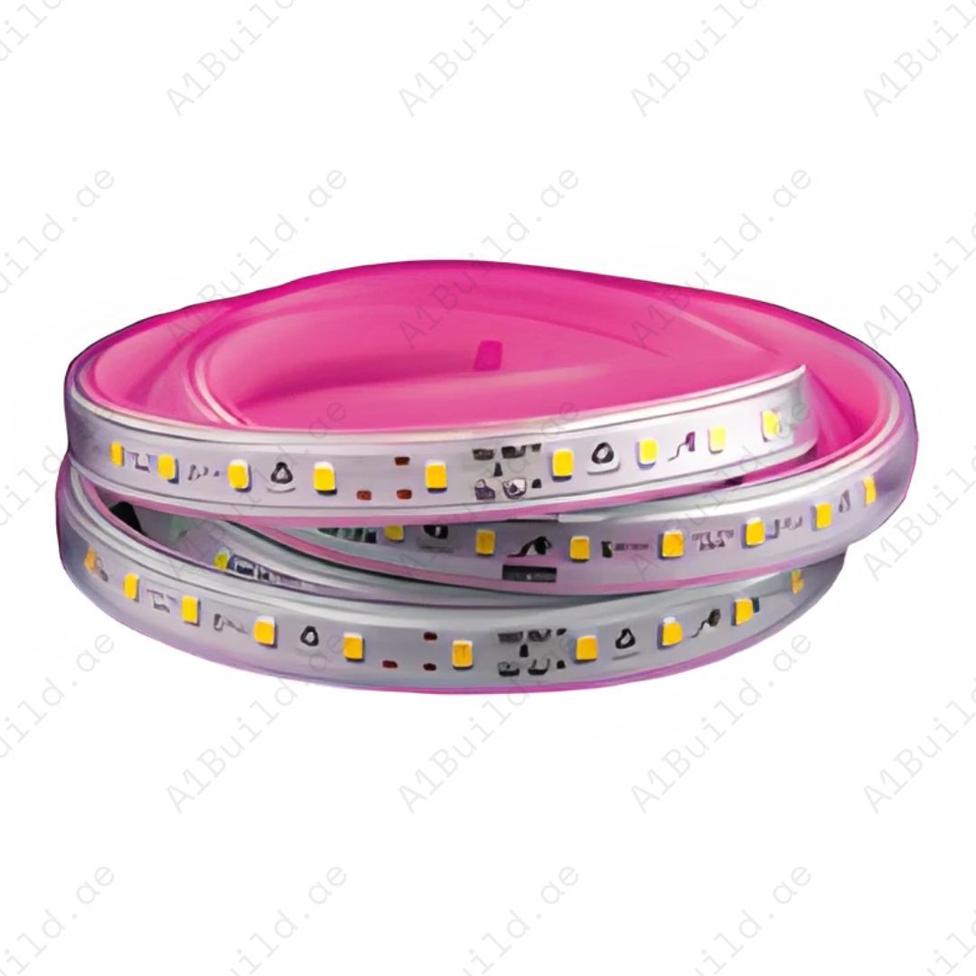 Shop LED Strips Light 220V 8W/M with SMD 2835, IP65 waterproof design. Long lifespan 30,000 hrs, 929 lm brightness, available in 3000K & 4000K, 50M roll.
