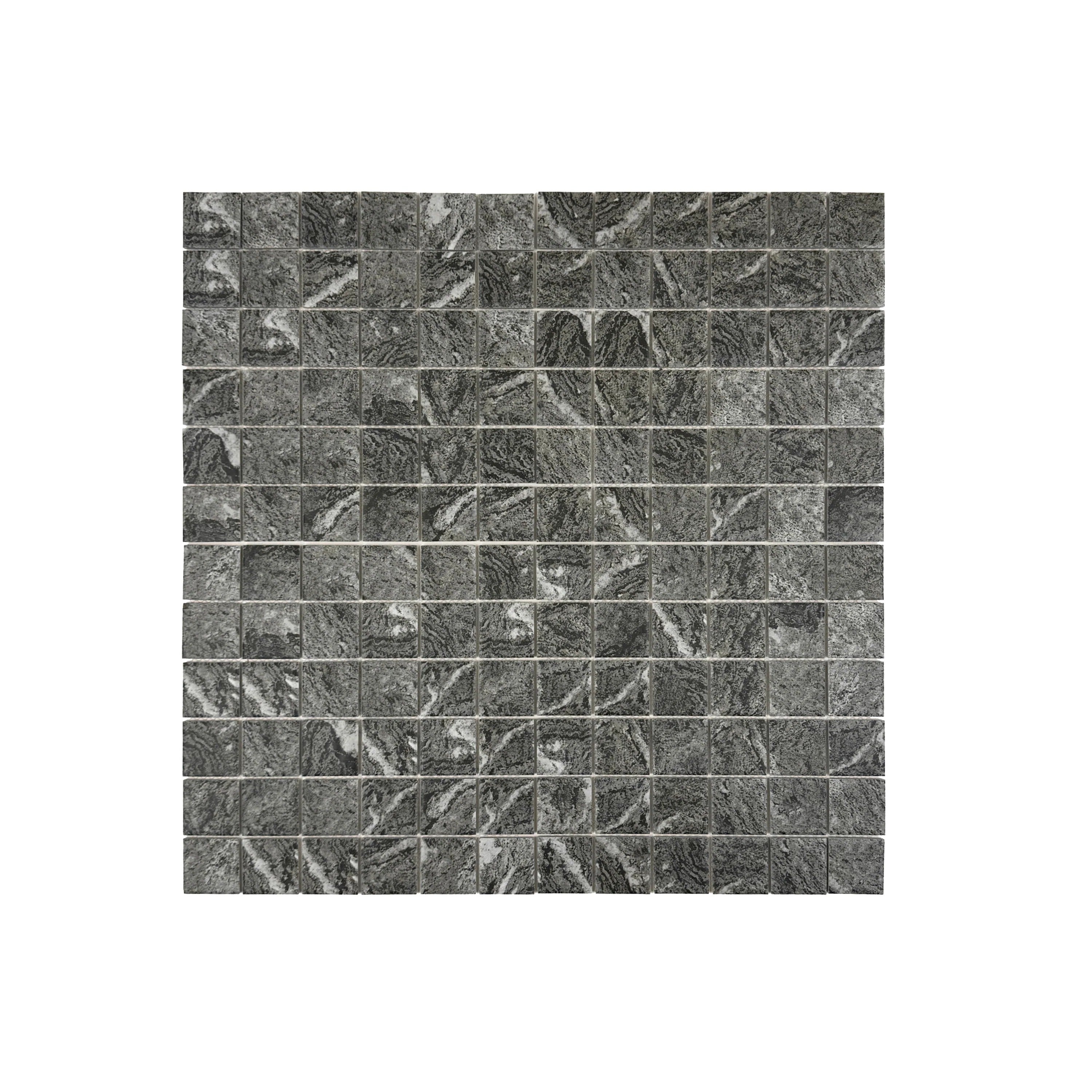 Light Black & Brown mixed stone porcelain mosaic tile for pools, spas & walls. Durable, slip-resistant, eco-friendly & perfect for Dubai luxury projects.
