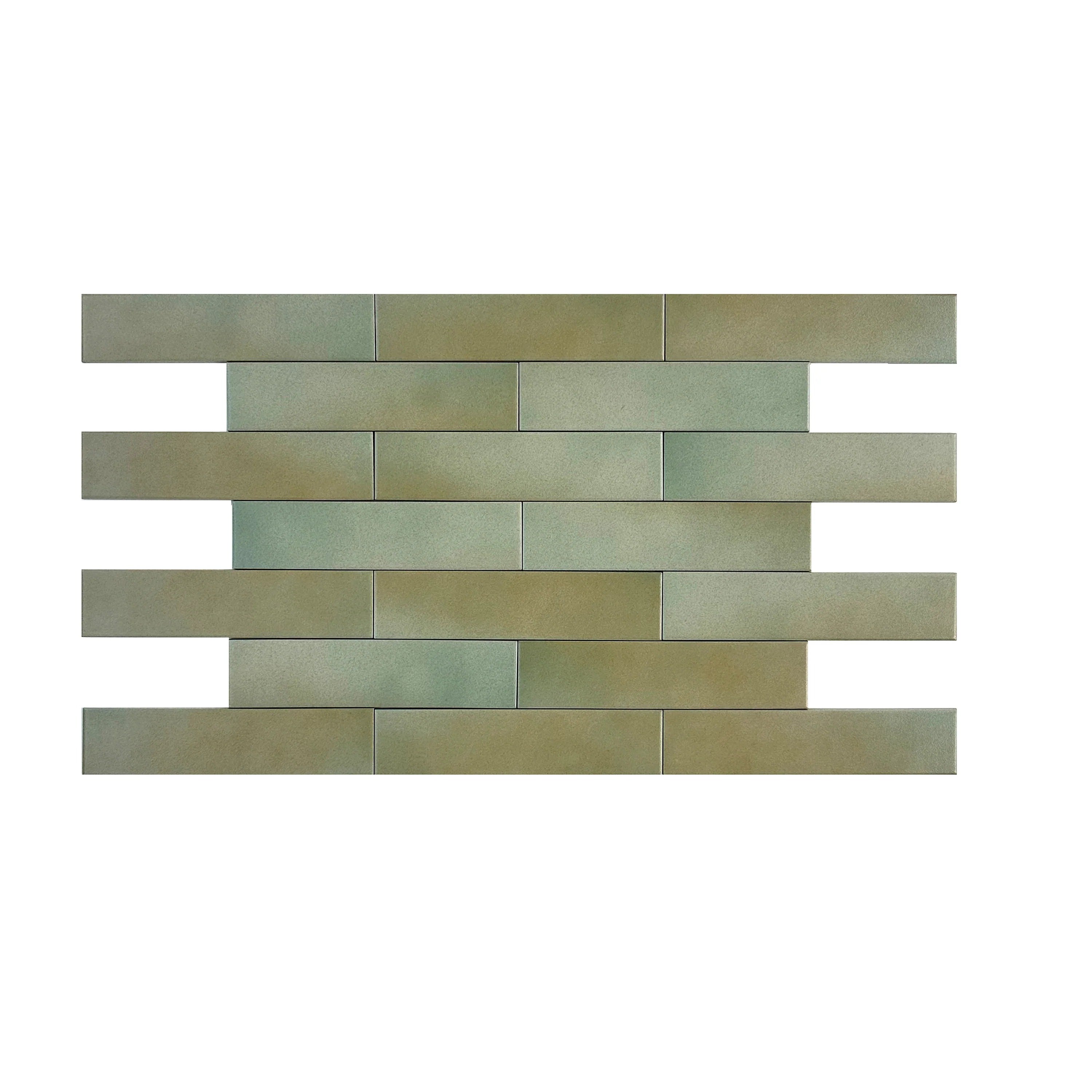 Light Brown & Grey Matte Porcelain Artisanal Tile with warm earthy hues. Durable, waterproof, scratch-resistant, perfect for walls, floors, and backsplashes.