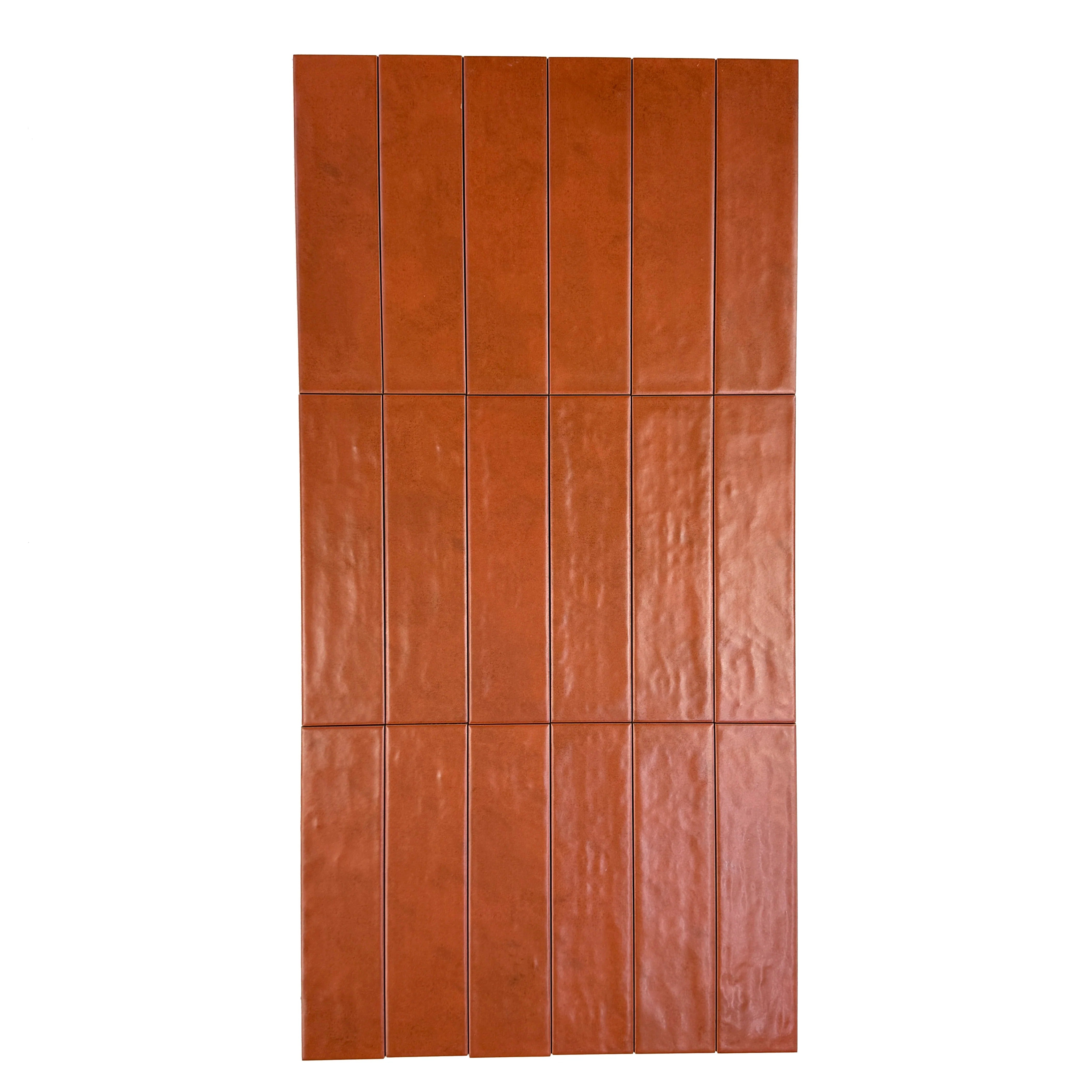 Light Coral Semimatte Porcelain Artisanal Tile with soft earthy tones. Durable, waterproof, scratch-resistant, ideal for walls, floors, and kitchen backsplashes.