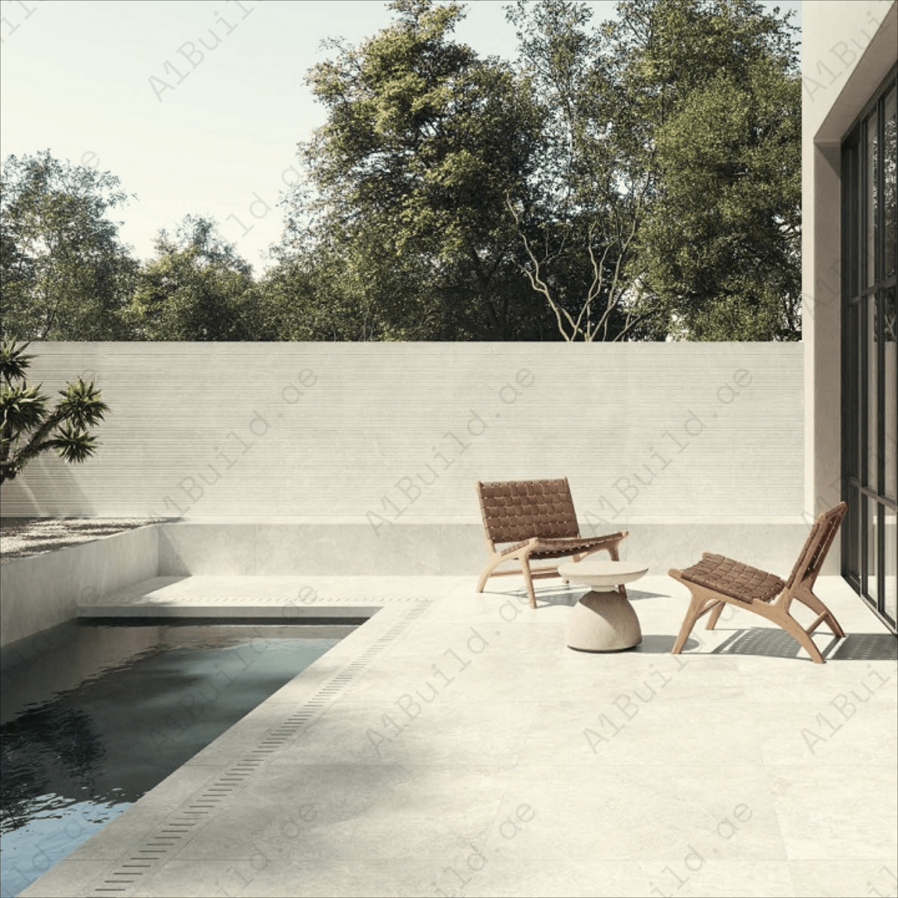 Lime Stone 60x120cm porcelain tile, 20mm thick with R11 slip-resistant rough matt finish. Natural limestone look, ideal for outdoor and high-traffic spaces.