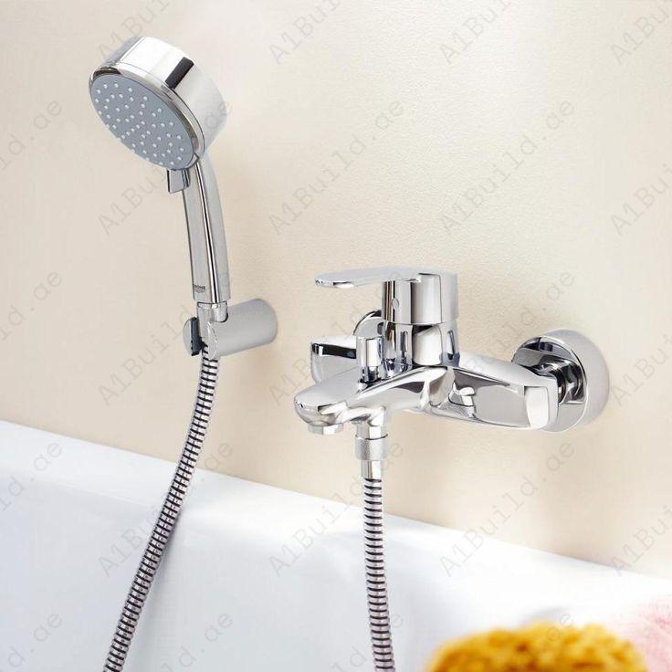 Logi Single Lever Bath Mixer With Hand shower (Premium Chrome 100% Made in Germany)