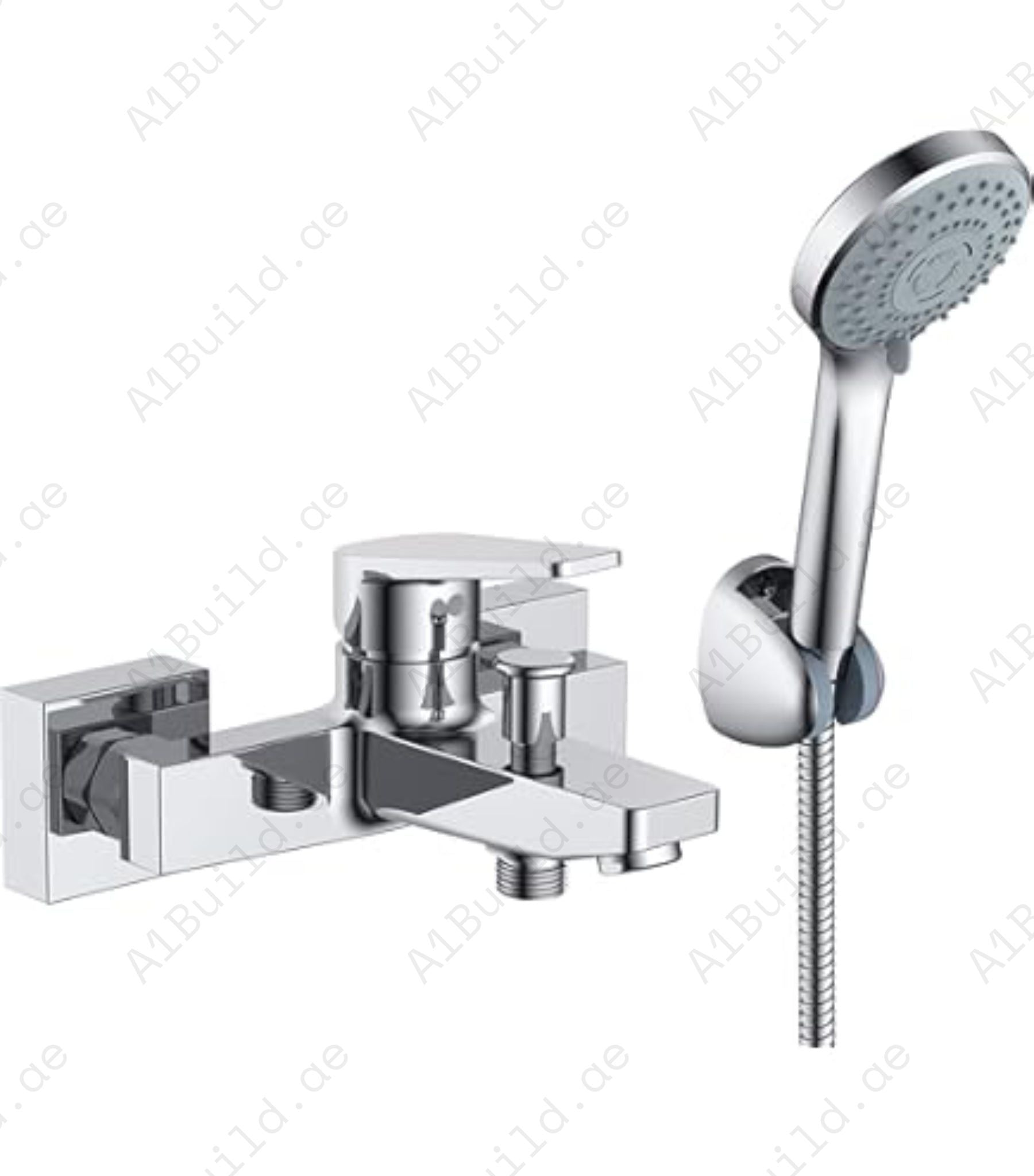 Logi Single Lever Bath Mixer With Hand shower (Premium Chrome 100% Made in Germany)