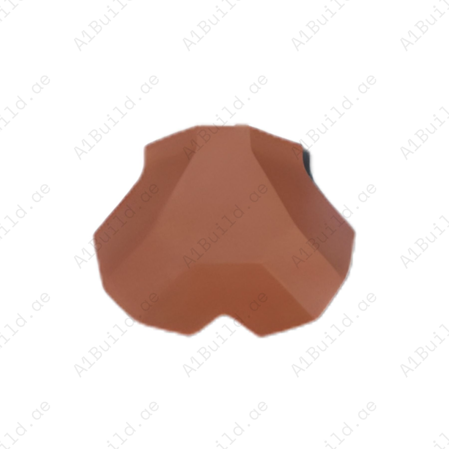 Logica Plana 3-way junction connects three ridge lines with strong clay durability, perfect waterproofing, and long-term structural stability.