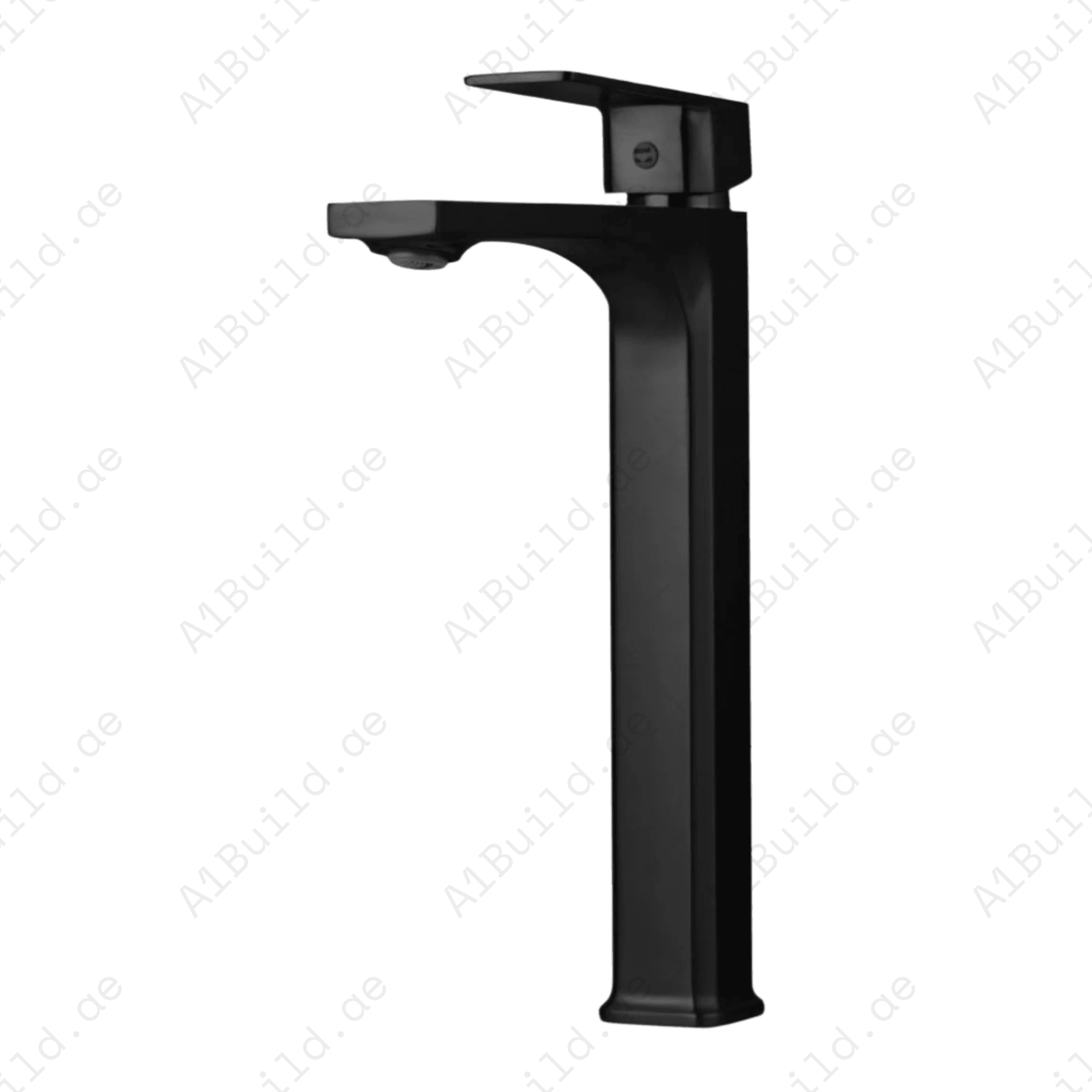 LongMattBlackBasinMixerDurableStainlessSteelFaucetHighQuality