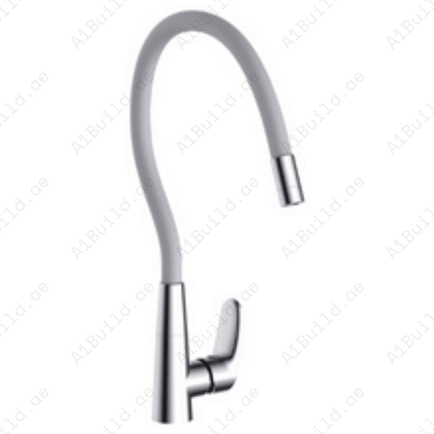 Luna Kitchen Mixer With Flexible Spout (Premium Grey & Chrome 100% made in Germany)