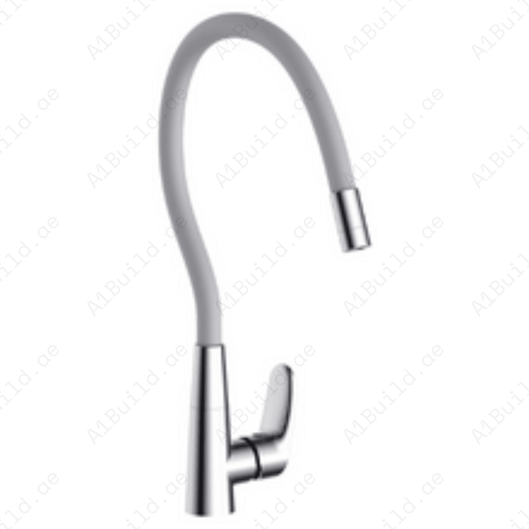 Luna Kitchen Mixer With Flexible Spout (Premium Grey & Chrome 100% made in Germany)