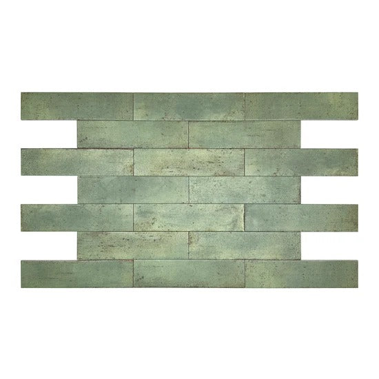 Lustre Vintage Hunter Green matte ceramic tile offers rich tones, lasting durability, and moisture resistance. Perfect for walls, kitchens, and bathrooms.