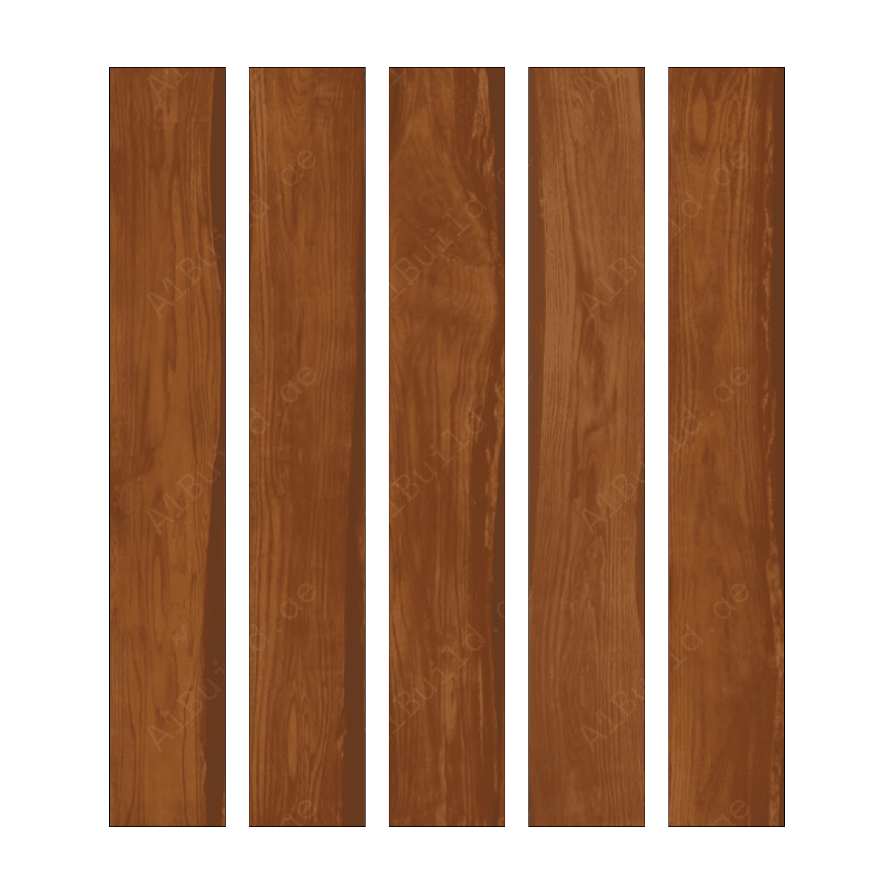Luxor Wood Cherry (20X120cm Matt Finish Parquet Porcelain Indoor, Floor Tiles)