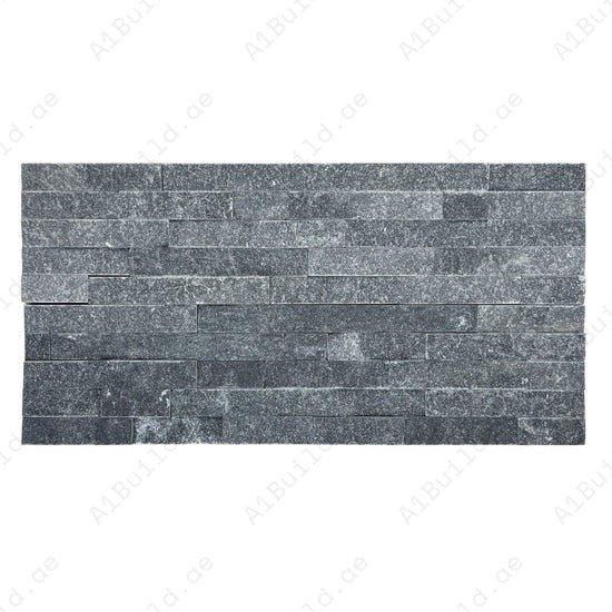 Luxurious Starlit Quartz black split marble cladding with bold texture, UV & weather-resistant, ideal for walls, fireplaces, façades & outdoor accents.