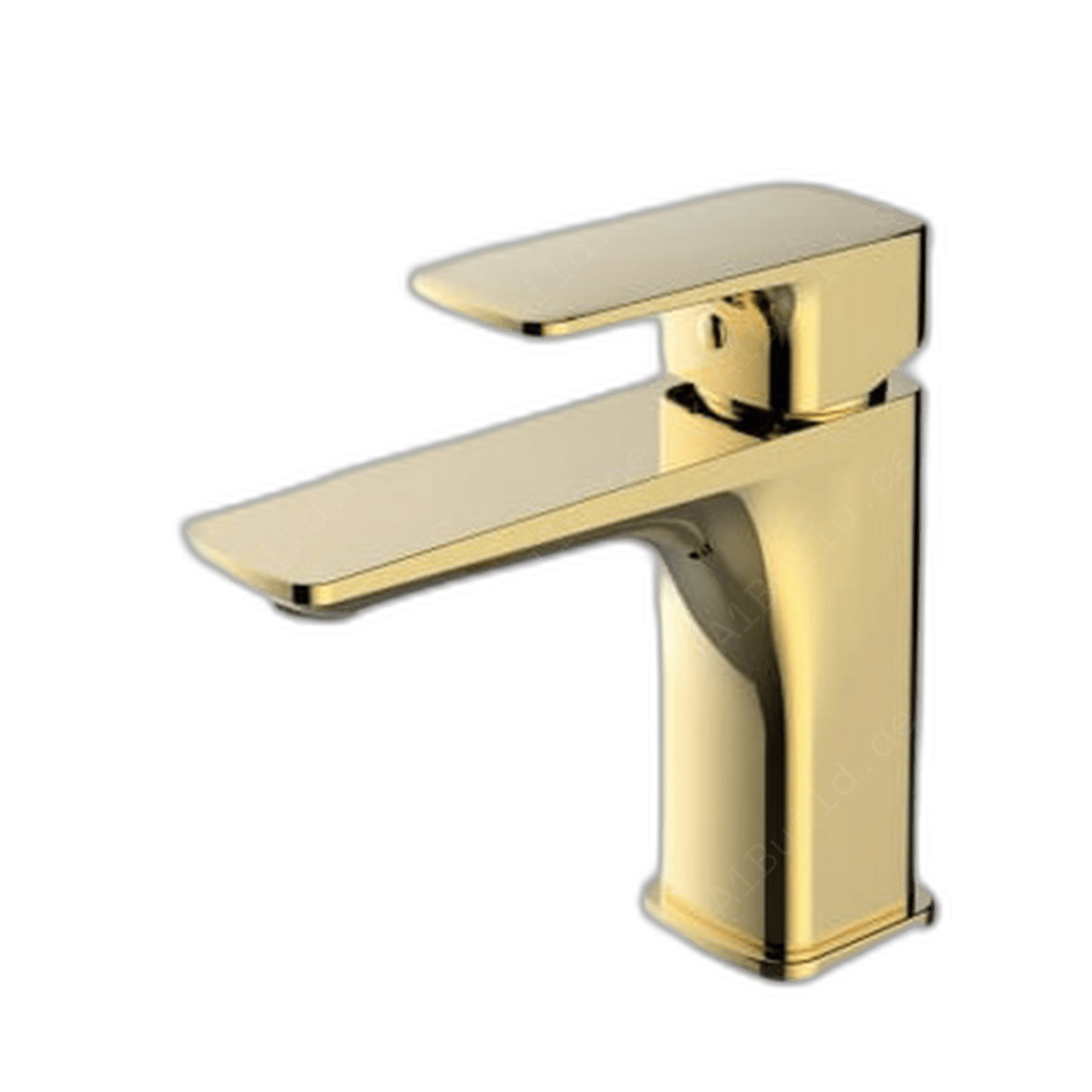 Luxury Brushed Gold Single Lever Basin Mixer – PUW-Free Designer Fixture2