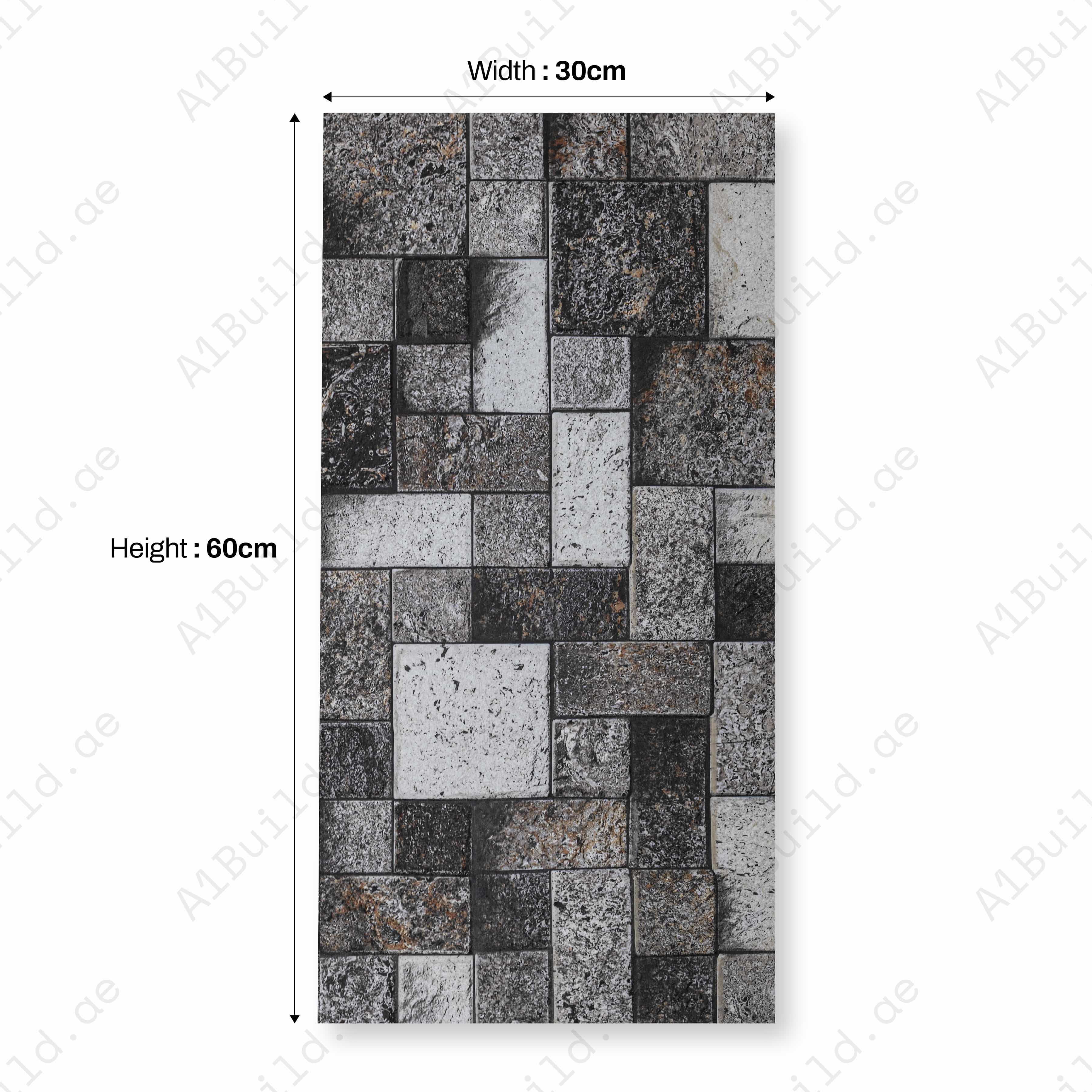 MONACO 3D Matt 30x60cm Ceramic Indoor Outdoor Walls Ttile