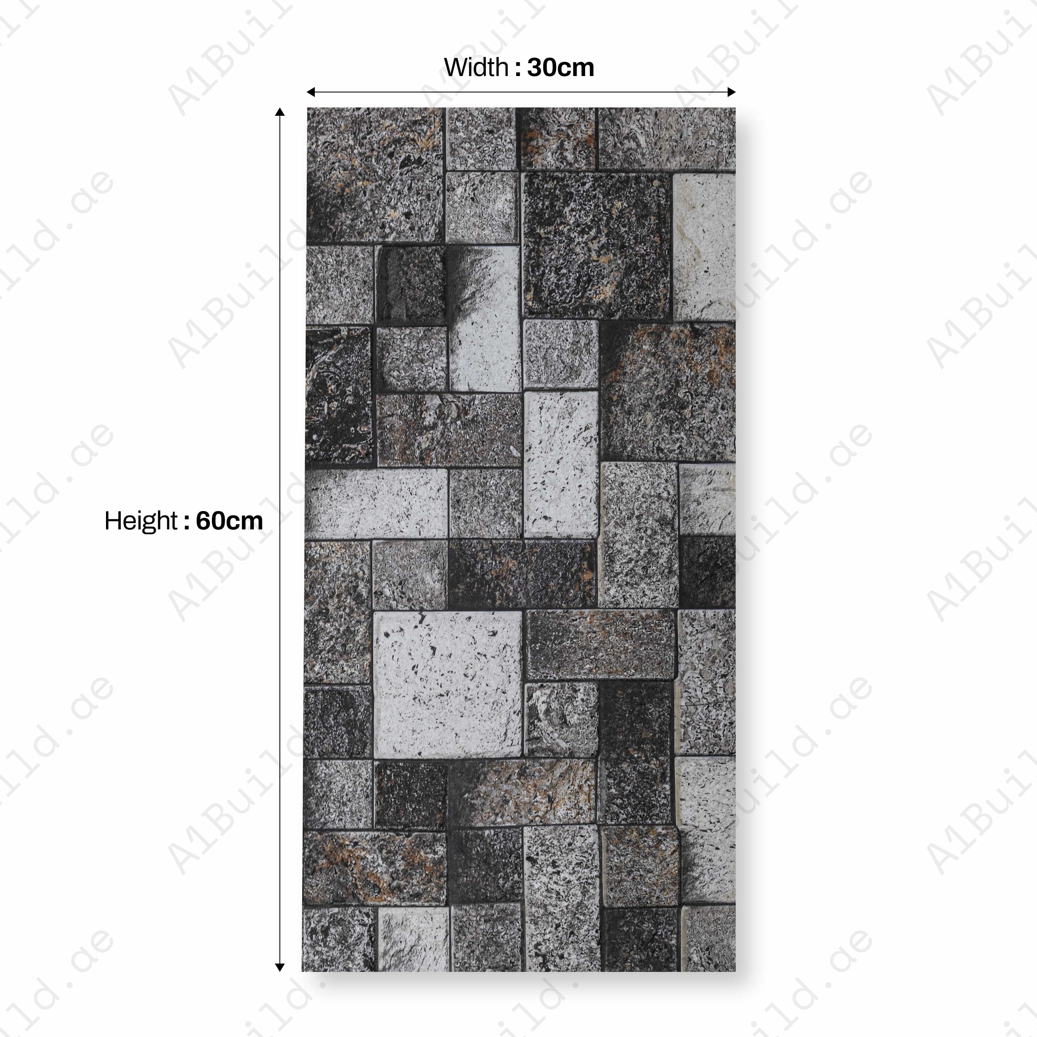 MONACO 3D Matt 30x60cm Ceramic Indoor Outdoor Walls Ttile