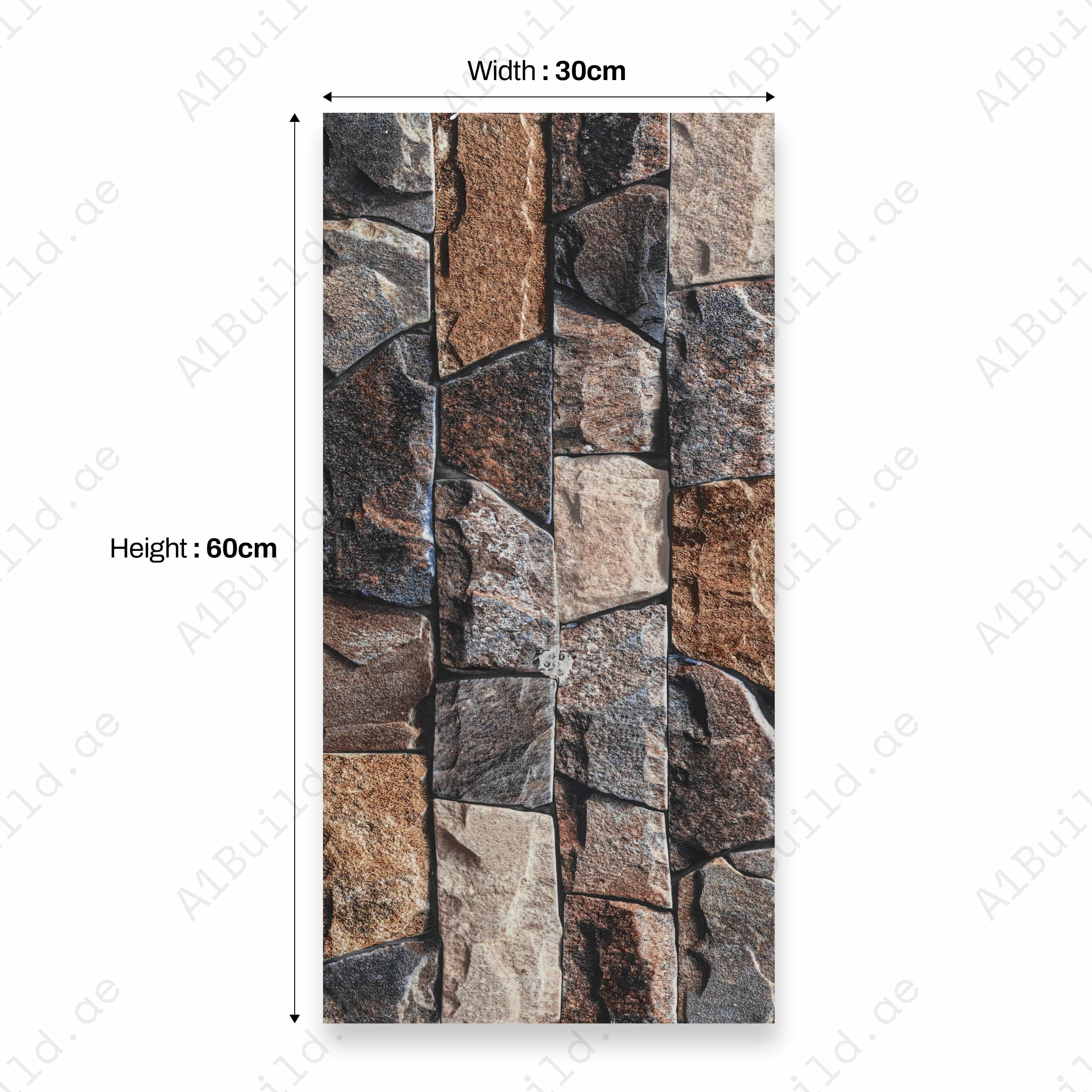 Majade 01 30X60CM 09MM CERAMIC INDOOR OUTDOOR WALLS TILE