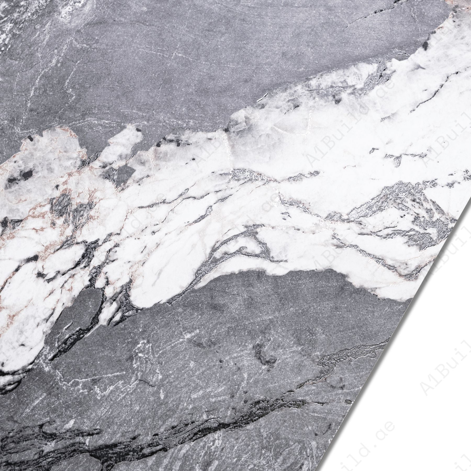 Malachete Nero porcelain tile 60x120cm features a deep stone look with premium porcelain durability, ideal for modern floor and wall applications.