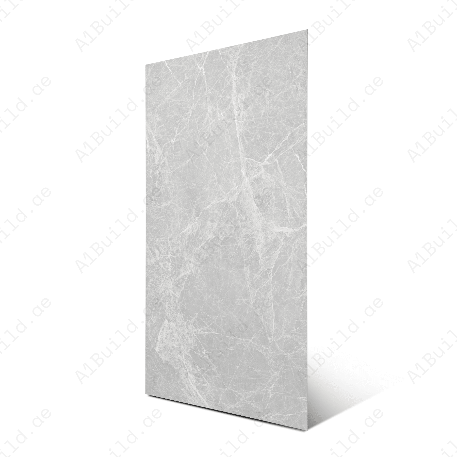 Marvel Grey White porcelain tile 60x120cm with 9mm thickness features a modern marble look, durable porcelain body for floors and walls.