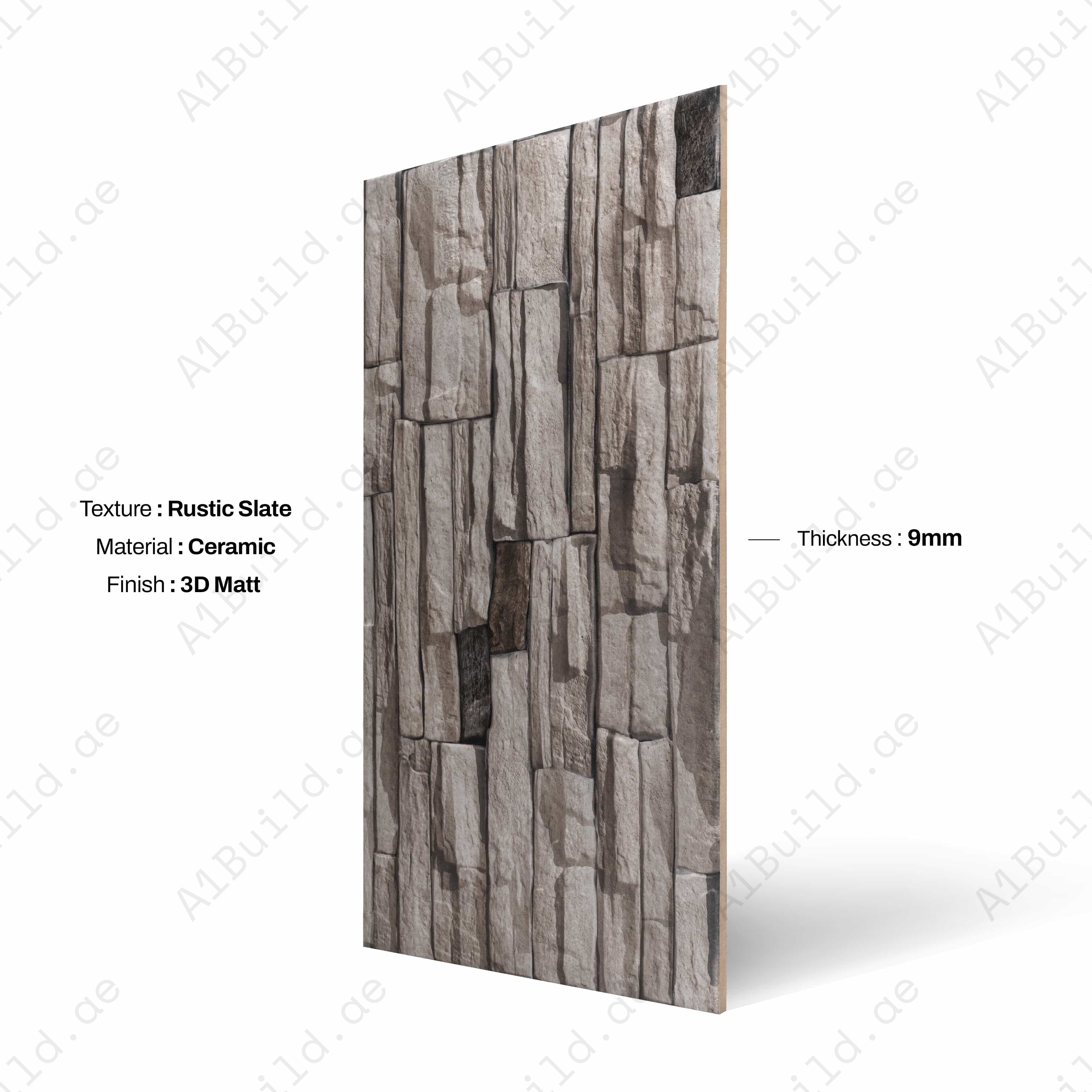 Melbrown Beige A Azan 30X60CM 09MM CERAMIC INDOOR OUTDOOR WALLS TILE-1