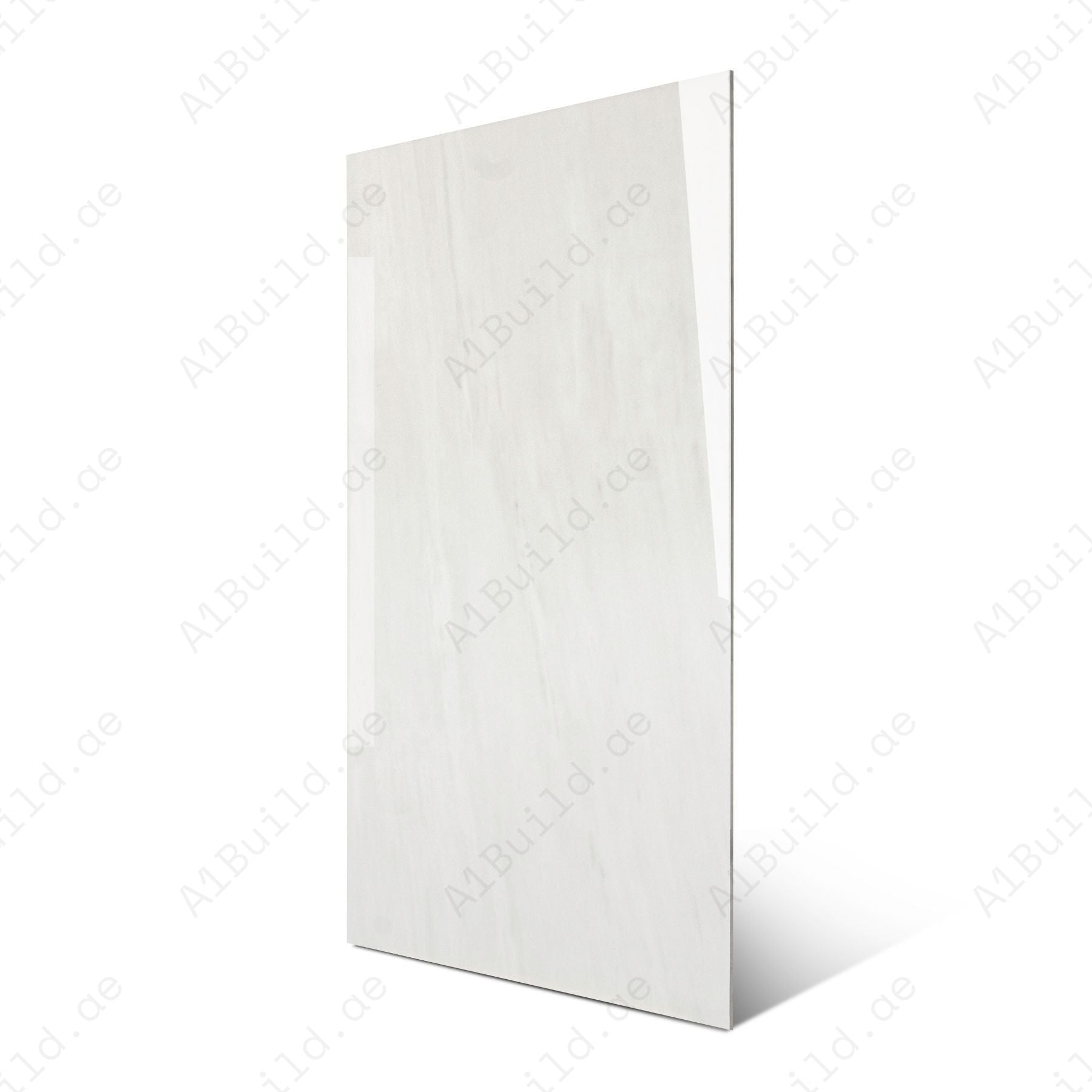 Melton Bianco tiles (60x120cm, 9mm) feature a Glossy finish with a clean white design. Perfect for Indoor Floors and Walls, these Porcelain tiles bring a touch of modern elegance to any space.