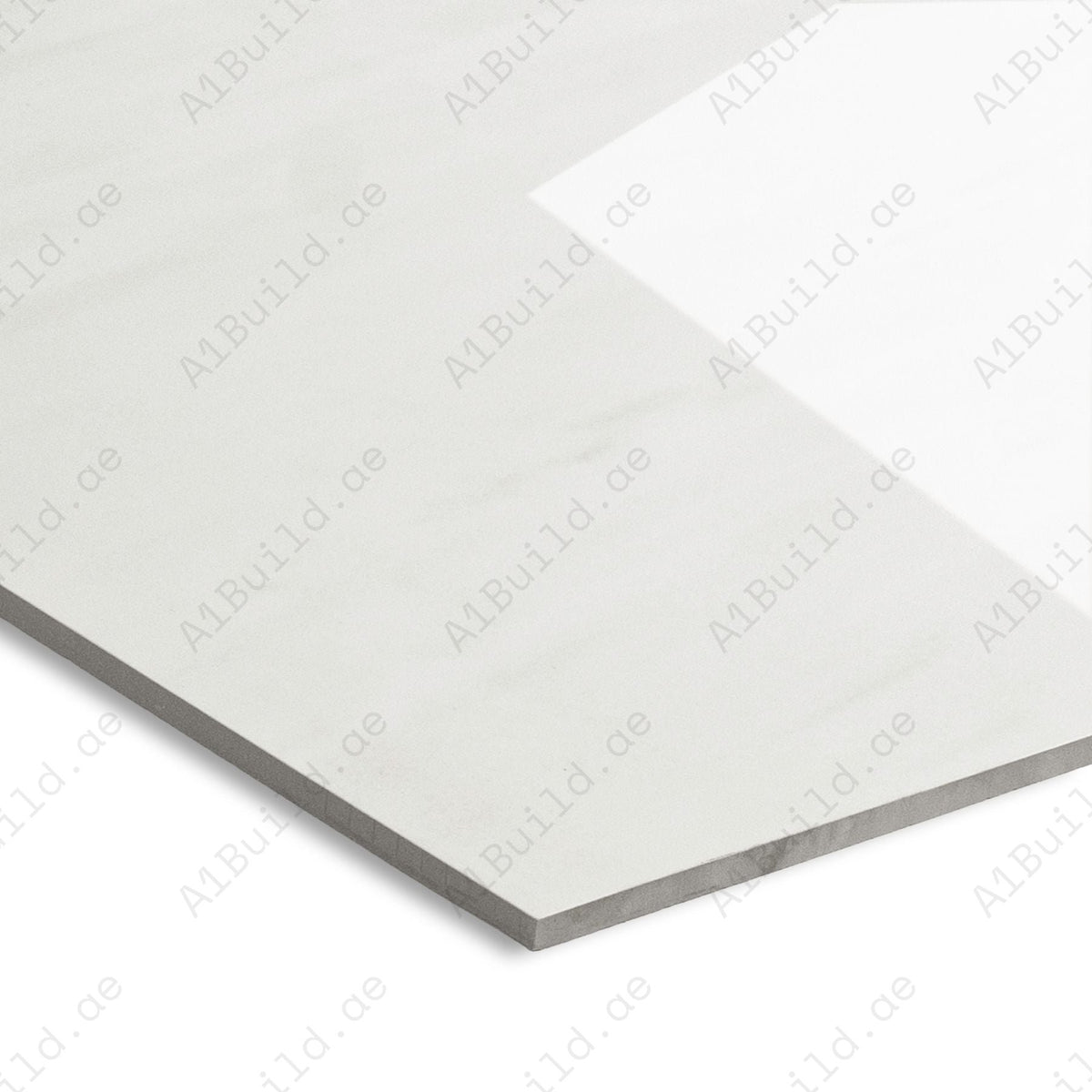 Melton Bianco tiles (60x120cm, 9mm) feature a Glossy finish with a clean white design. Perfect for Indoor Floors and Walls, these Porcelain tiles bring a touch of modern elegance to any space.