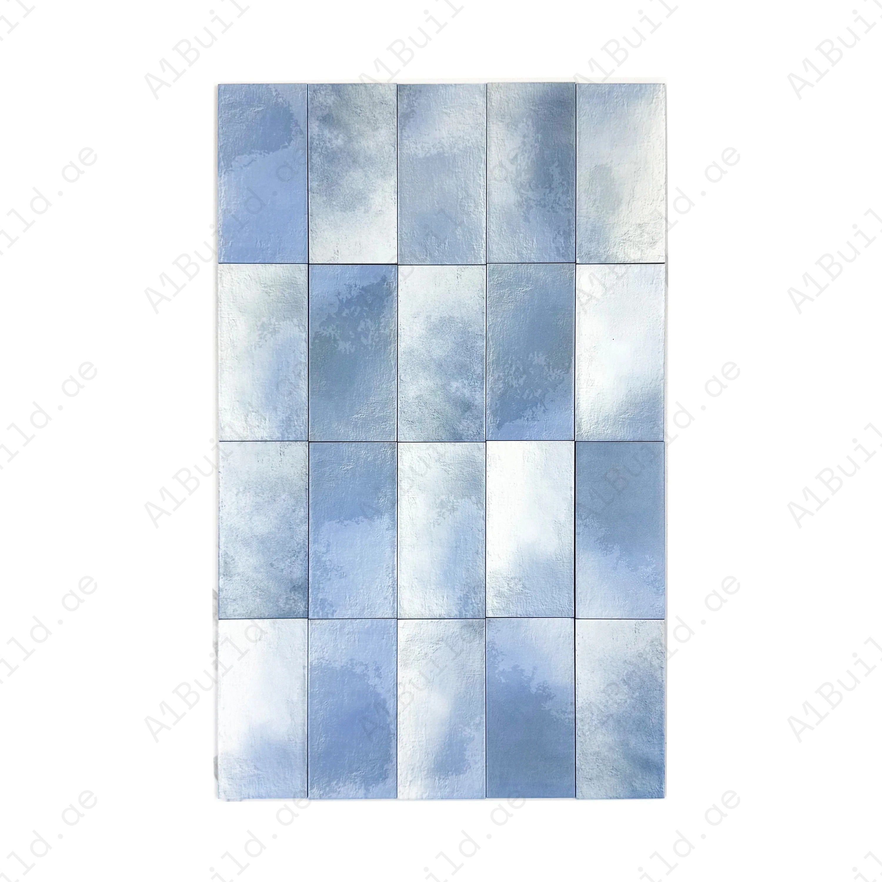 Midnight Navy matte ceramic tile with sleek long-strip design. Durable, waterproof & stylish for kitchens, bathrooms, floors, walls & modern interiors.